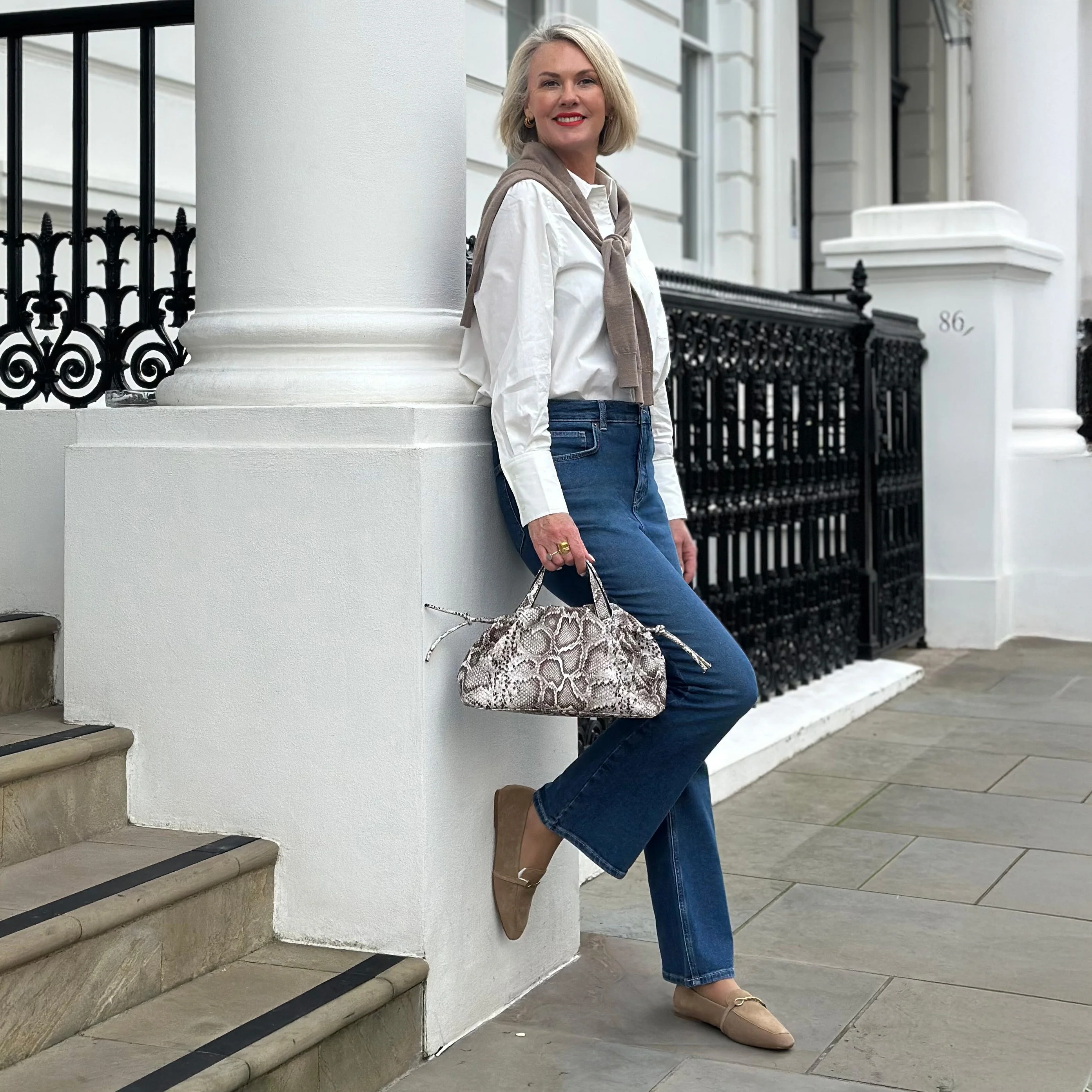 Organic Bootcut Jeans - Atlantic - Image 18