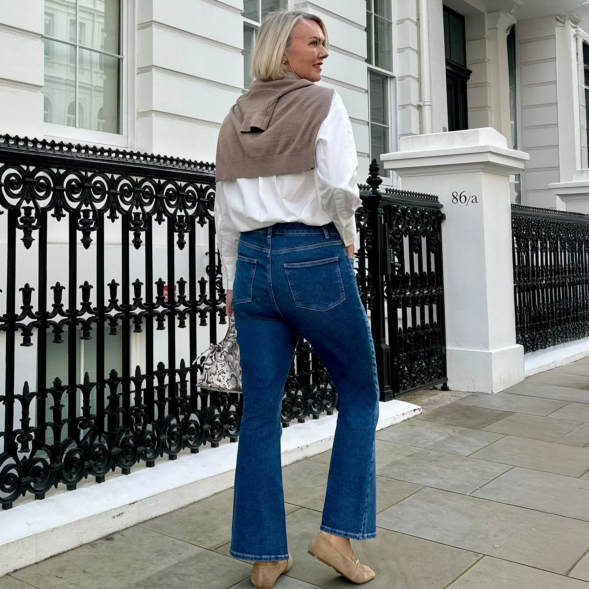 Organic Bootcut Jeans - Atlantic - Image 19