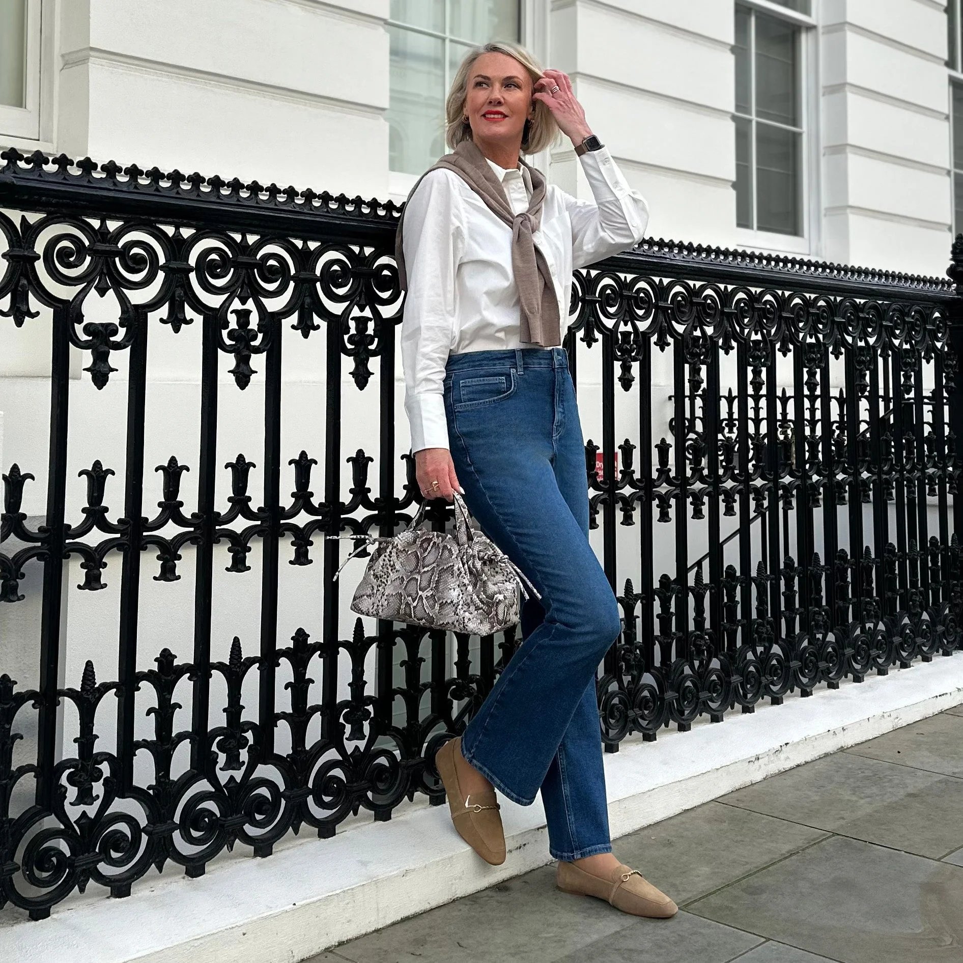 Organic Bootcut Jeans - Atlantic - Image 21
