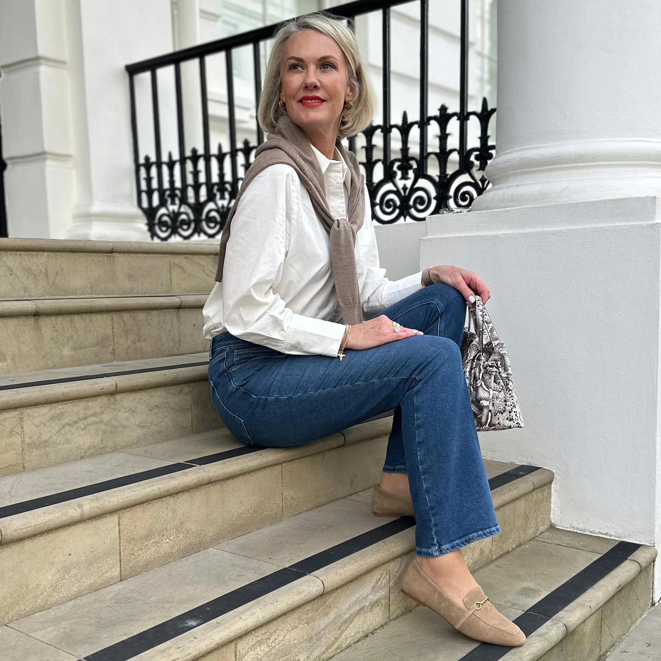 Organic Bootcut Jeans - Atlantic - Image 7
