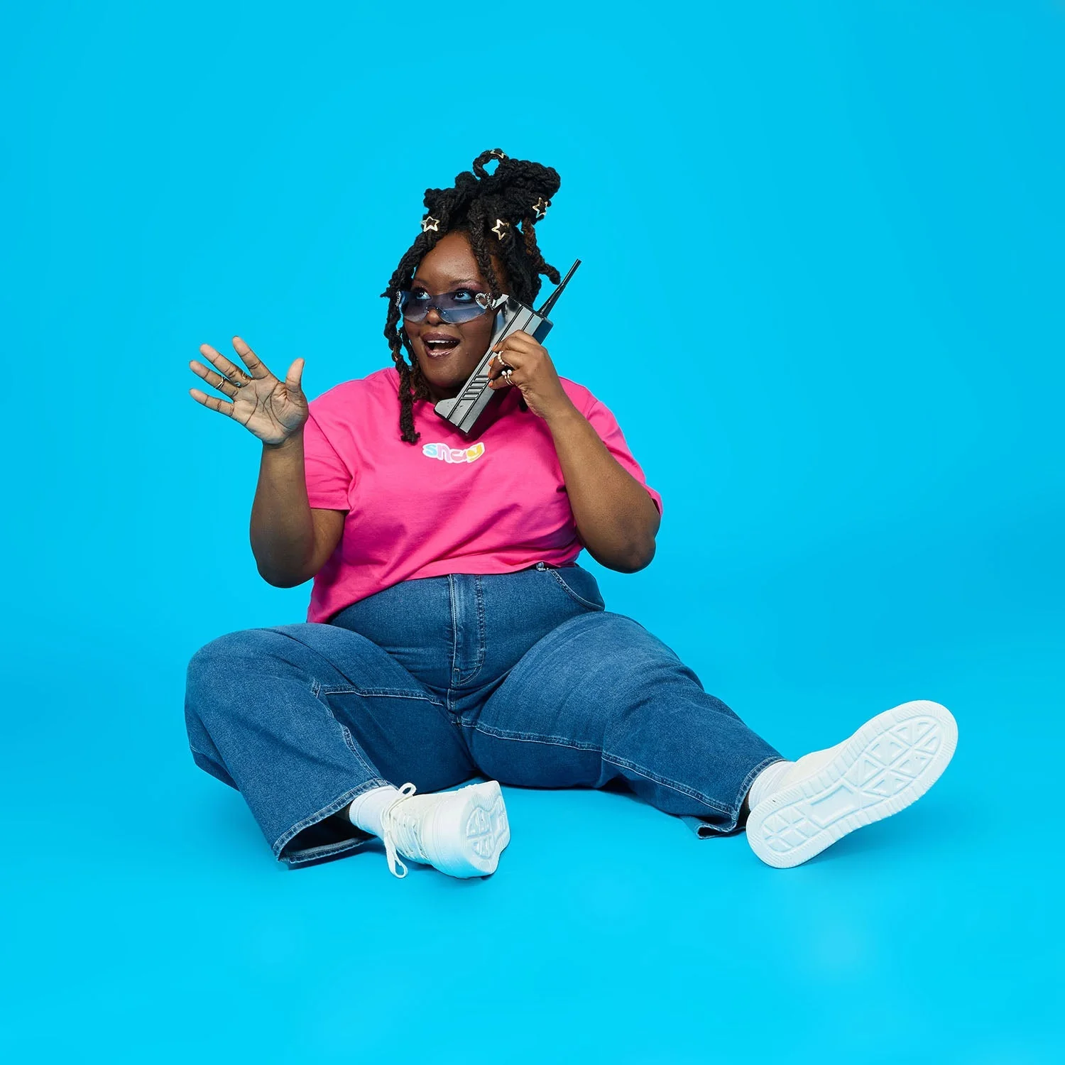 Organic Mom Jeans - Atlantic - Image 14