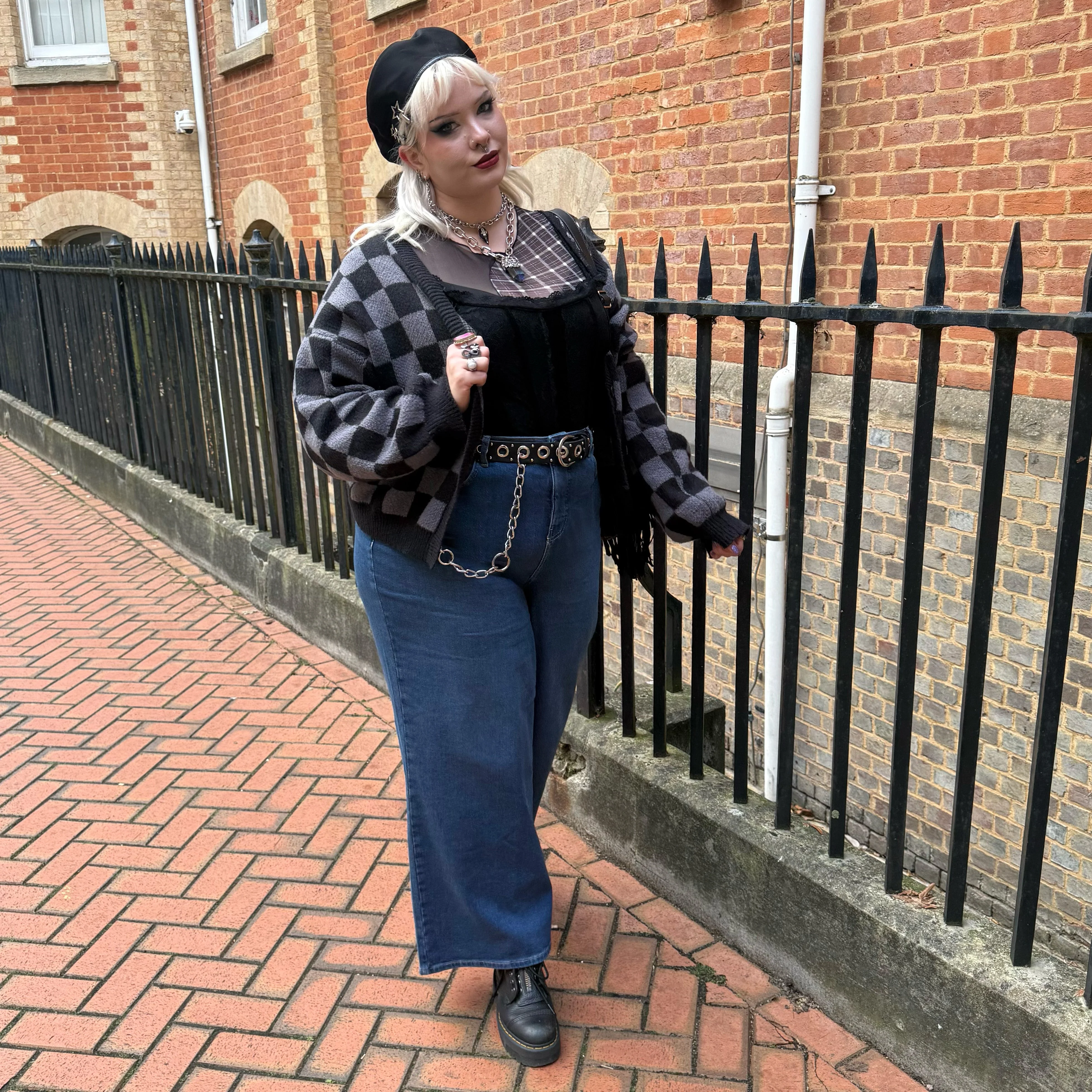 Organic Wide Leg Jeans - Atlantic - Image 4