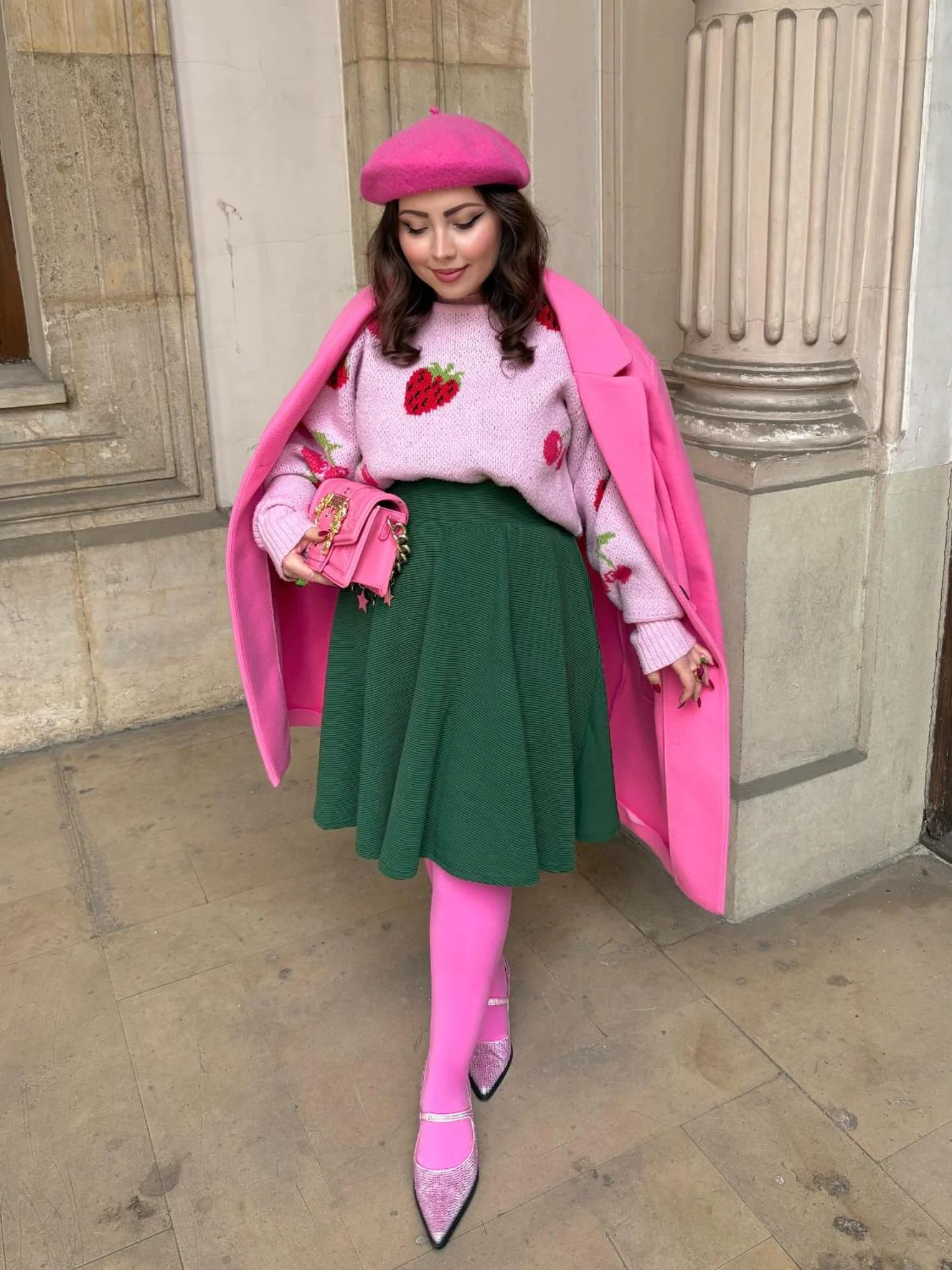 Ottoman Flare Skirt - Petit Pois - Image 11