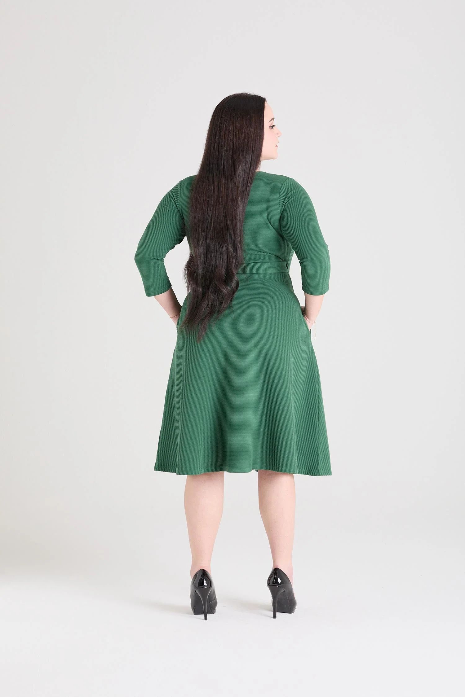 Ottoman Wrap Around Dress - Petit Pois - Image 6