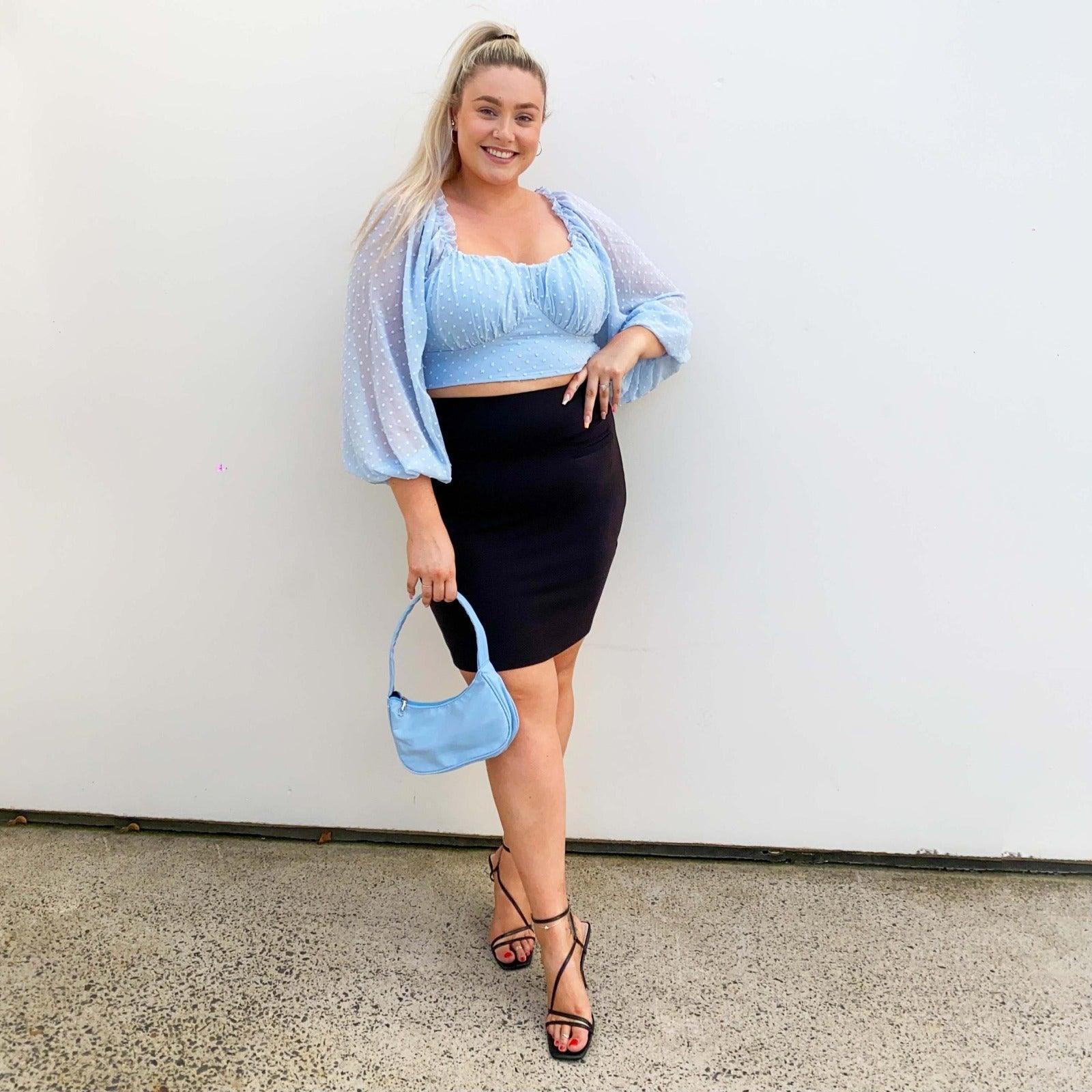 Pencil Skirt - Black - Image 4