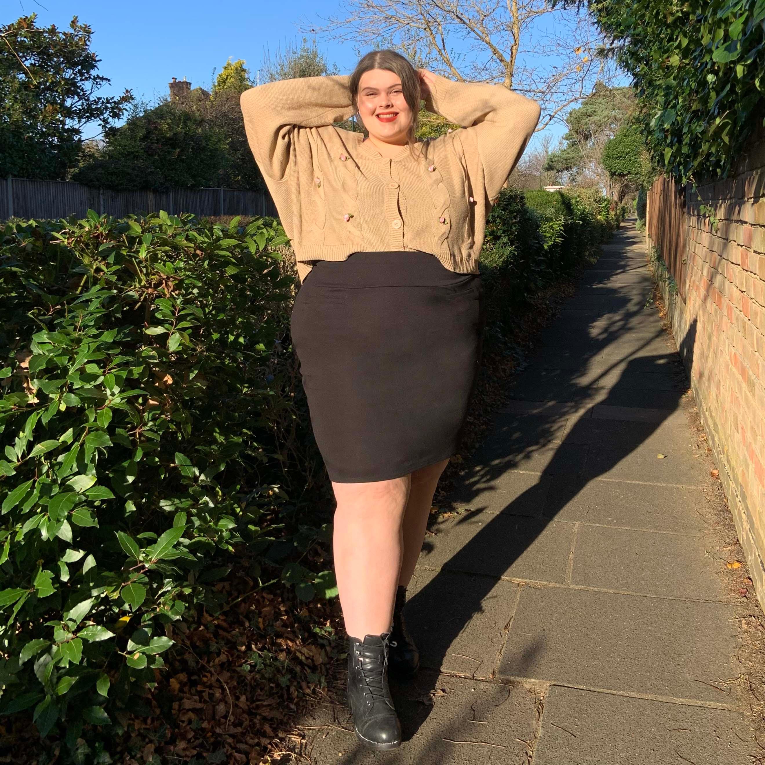 Pencil Skirt - Black - Image 6