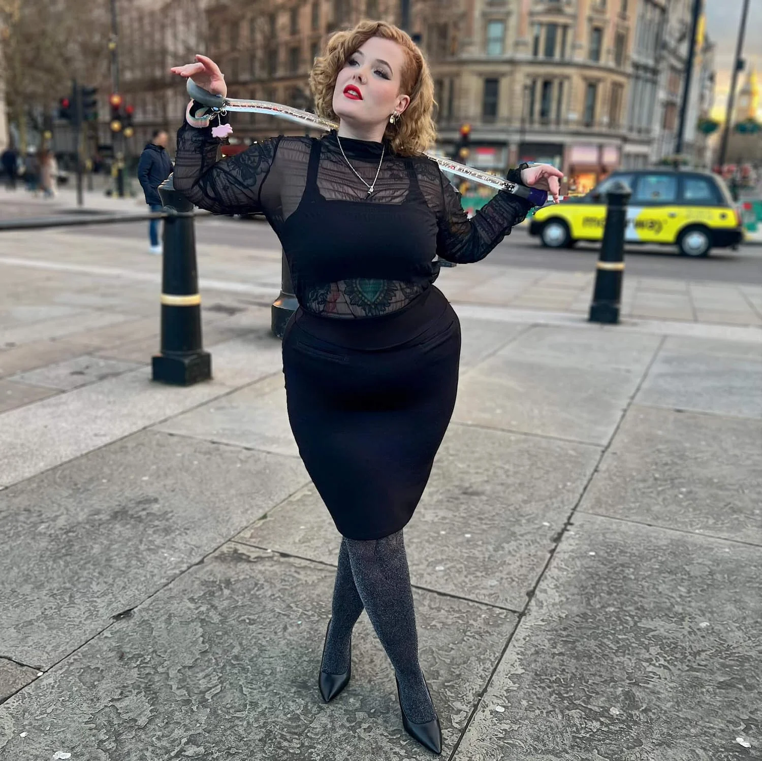 Pencil Skirt - Black (V2) - Image 12
