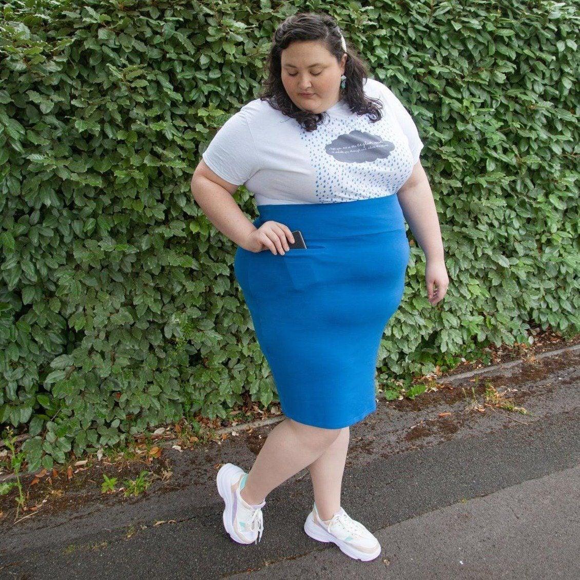 Pencil Skirt - Midnight Blue - Image 3