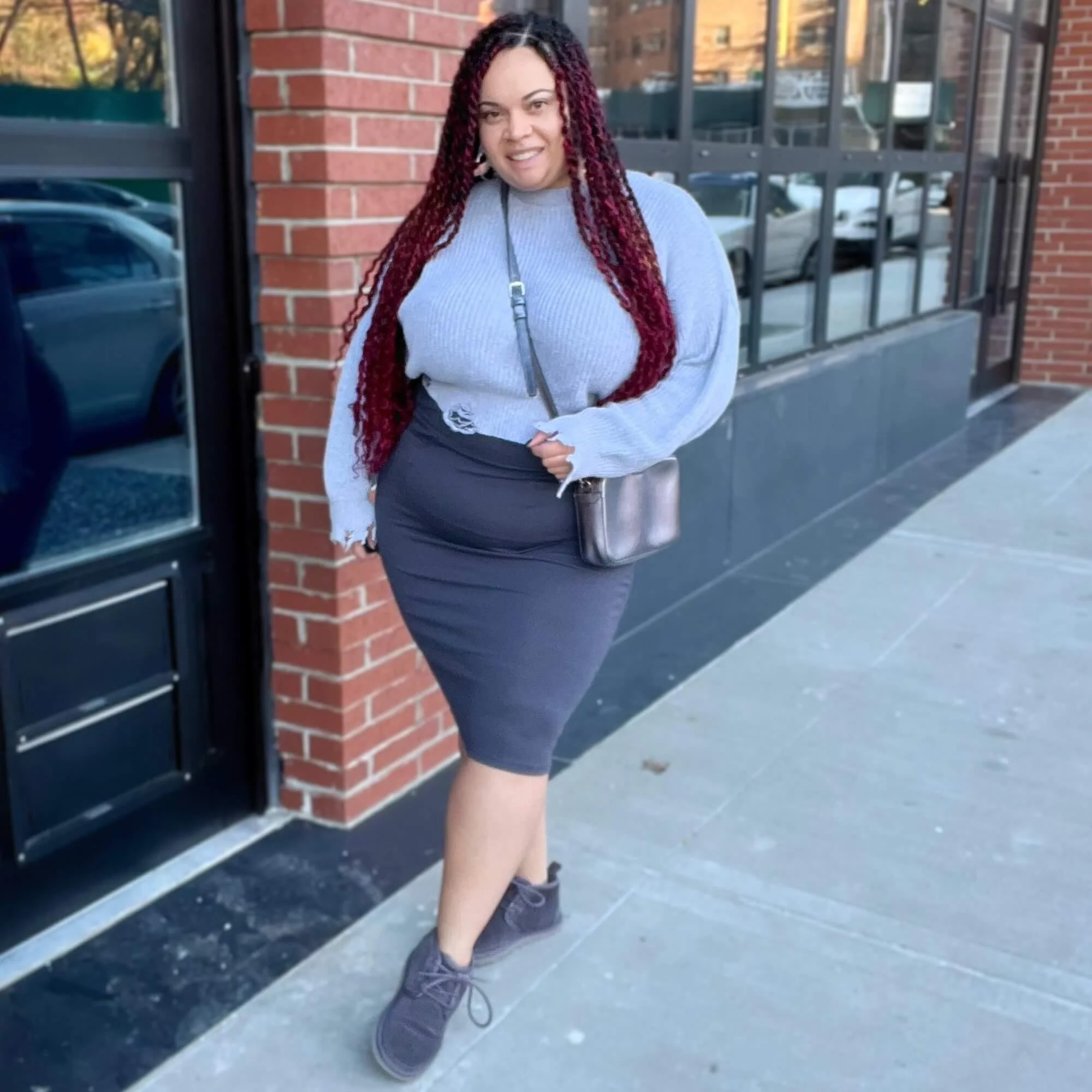 Pencil Skirt - Slate Grey - Image 14