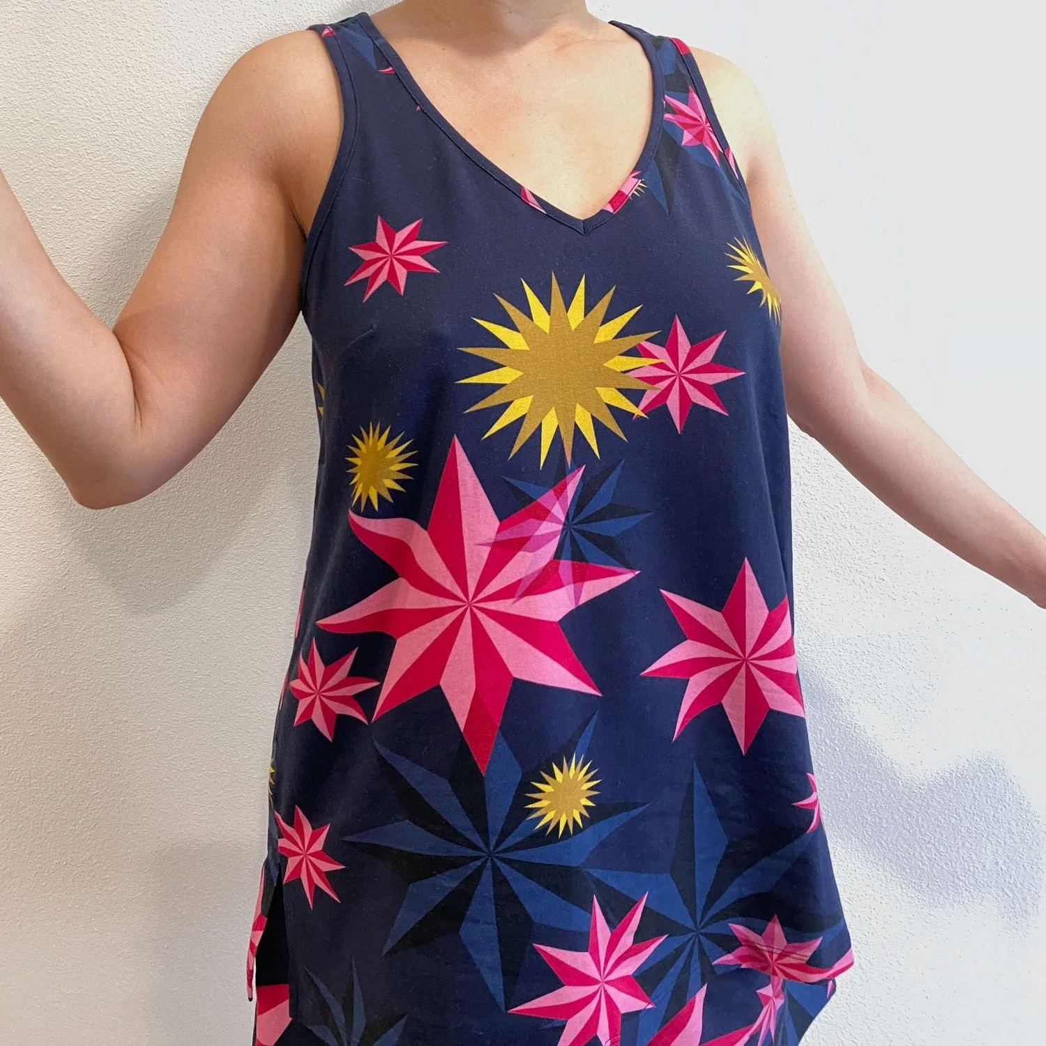 Organic Cotton PJ Vest - Stars - Image 10