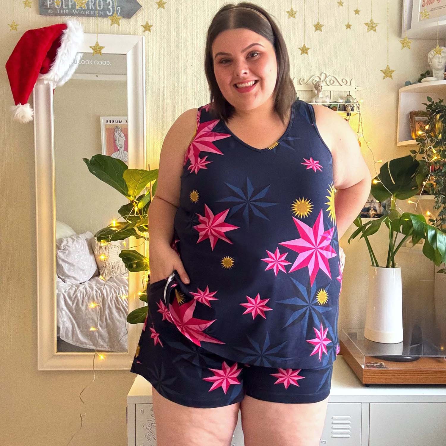 Organic Cotton PJ Vest - Stars - Image 4