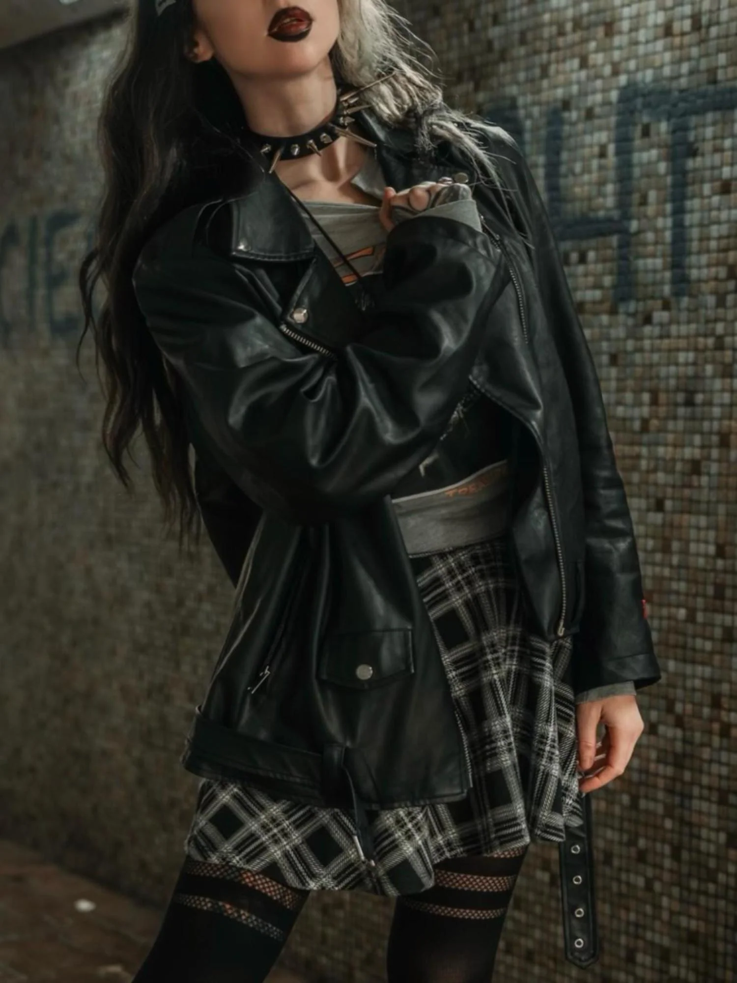 Plaid Mini-Flare Skirt - Cairn - Image 8