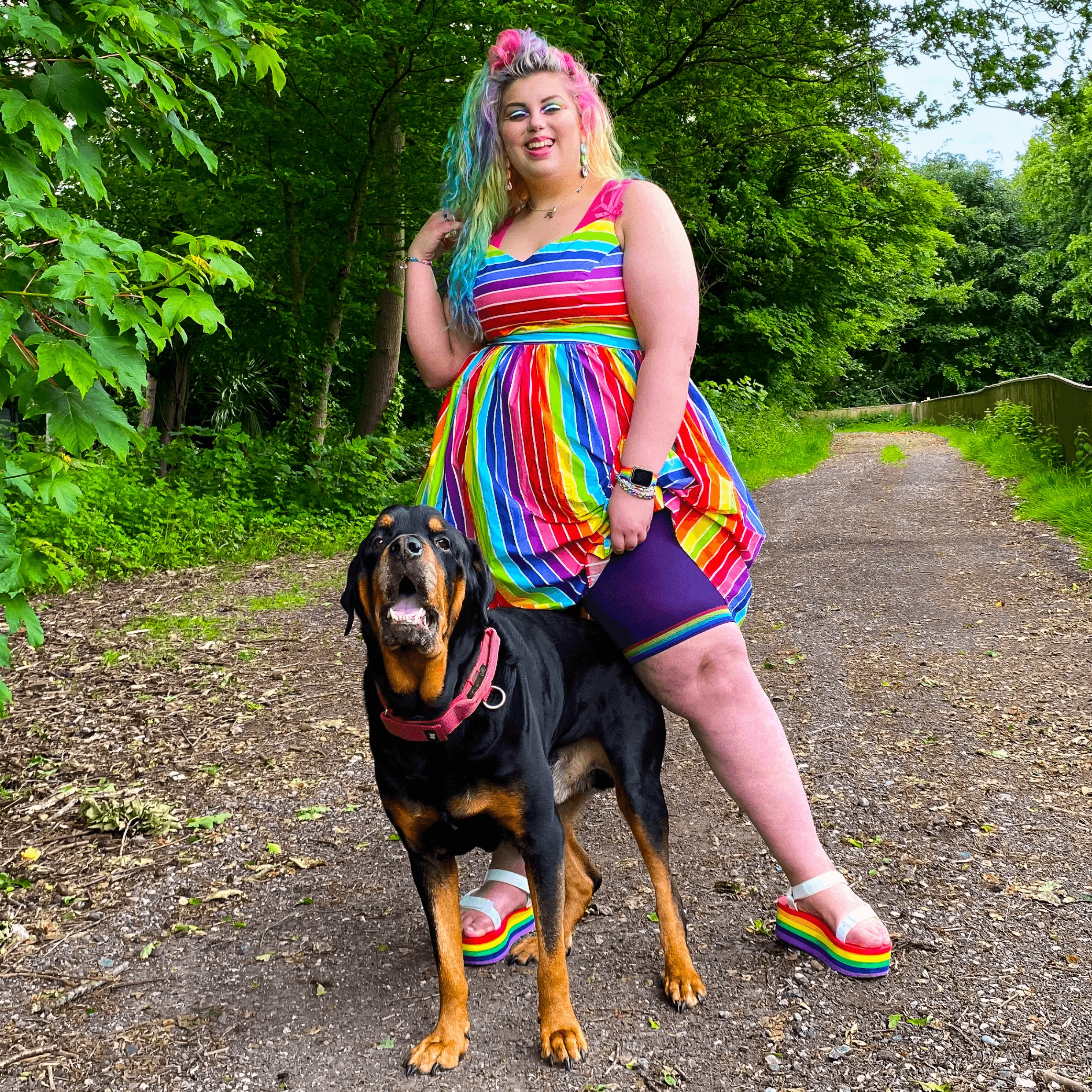 Stay Cool Chub Rub Shorts - Pride - Human Nature - Image 15