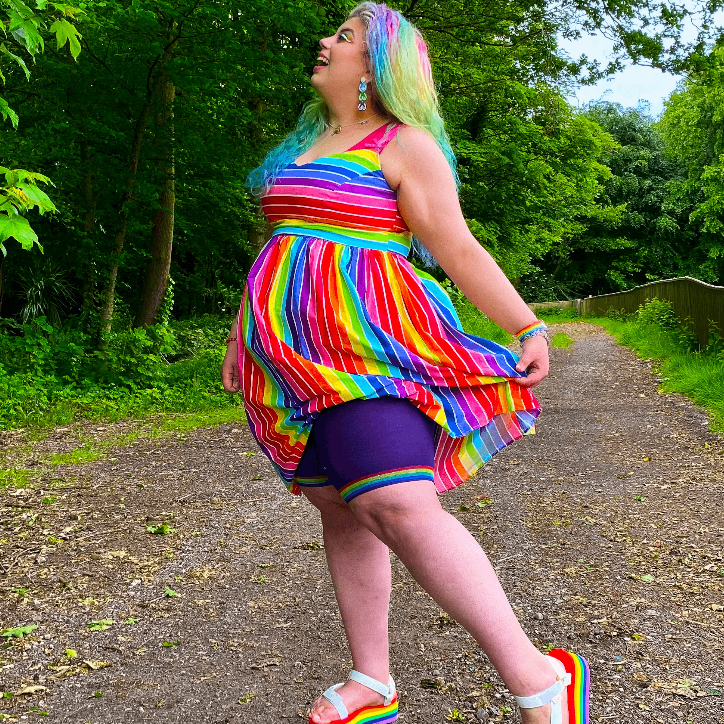 Stay Cool Chub Rub Shorts - Pride - Human Nature - Image 18