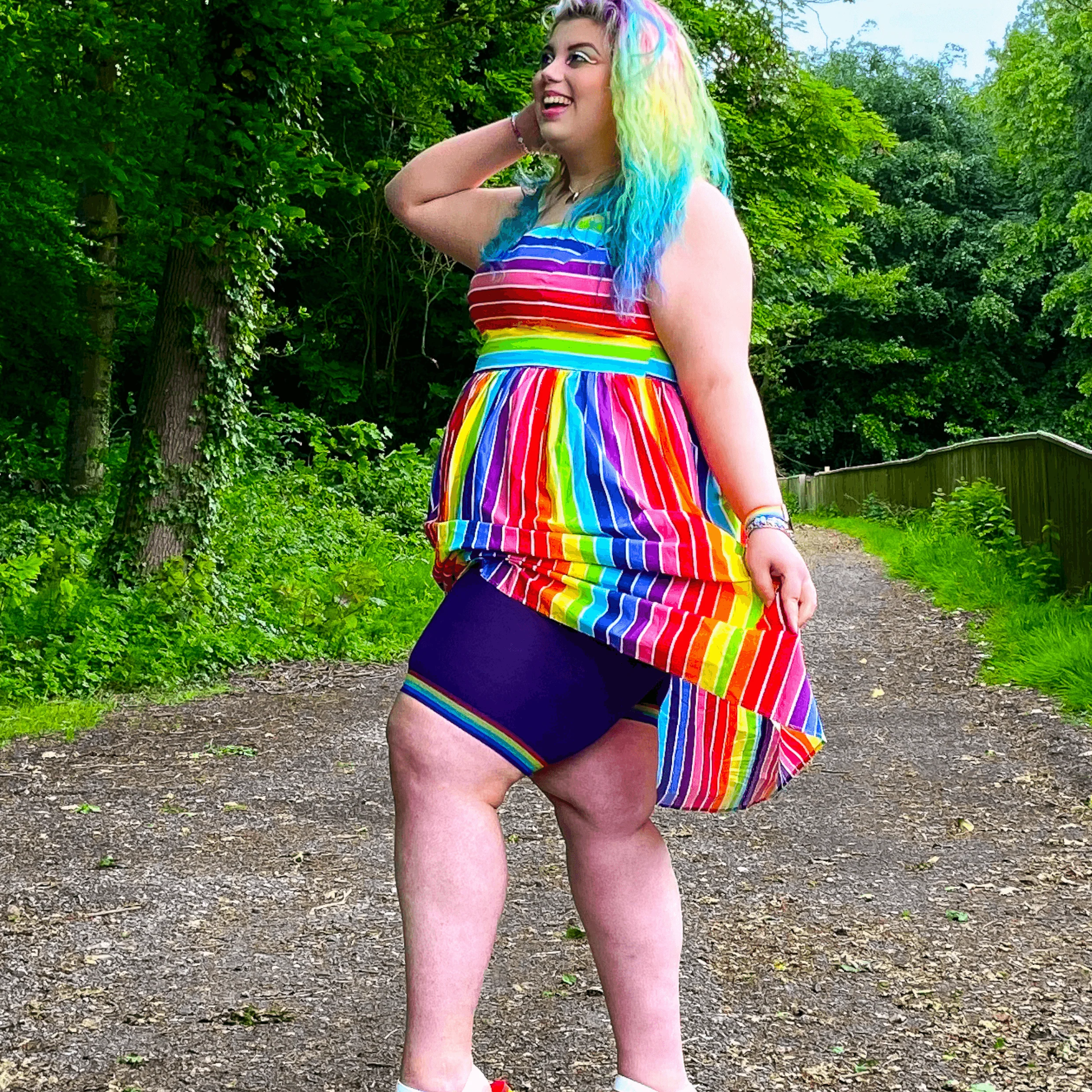 Stay Cool Chub Rub Shorts - Pride - Human Nature - Image 23