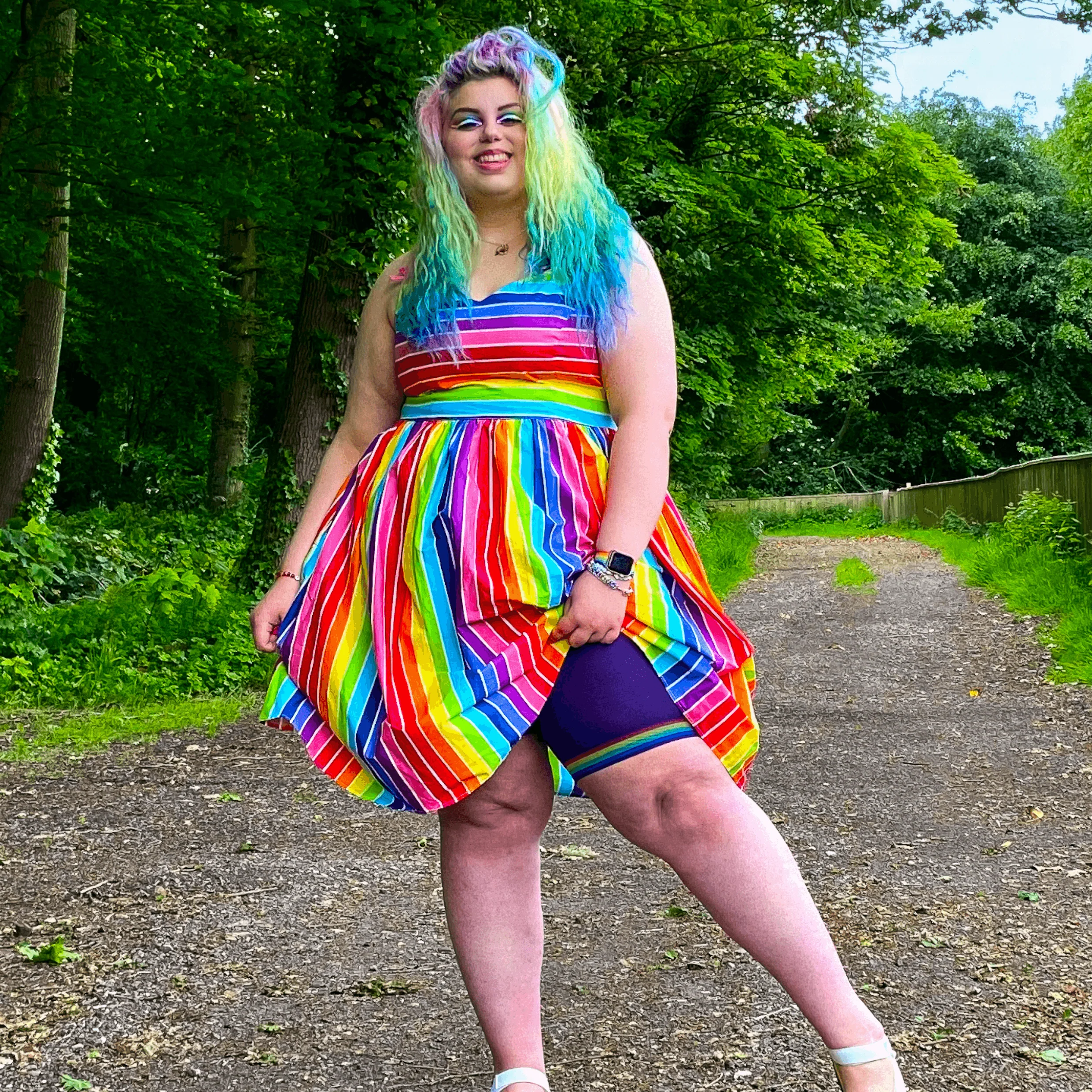 Stay Cool Chub Rub Shorts - Pride - Human Nature - Image 25