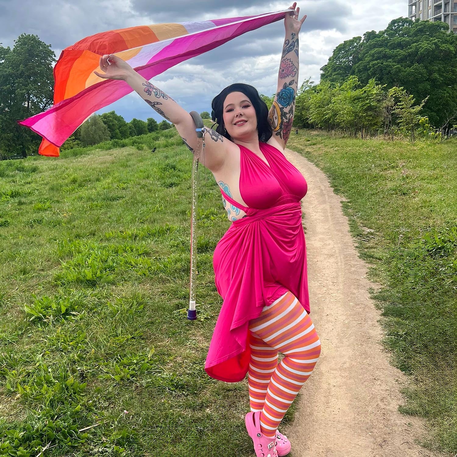 Pride Tights - Ruby - Image 6
