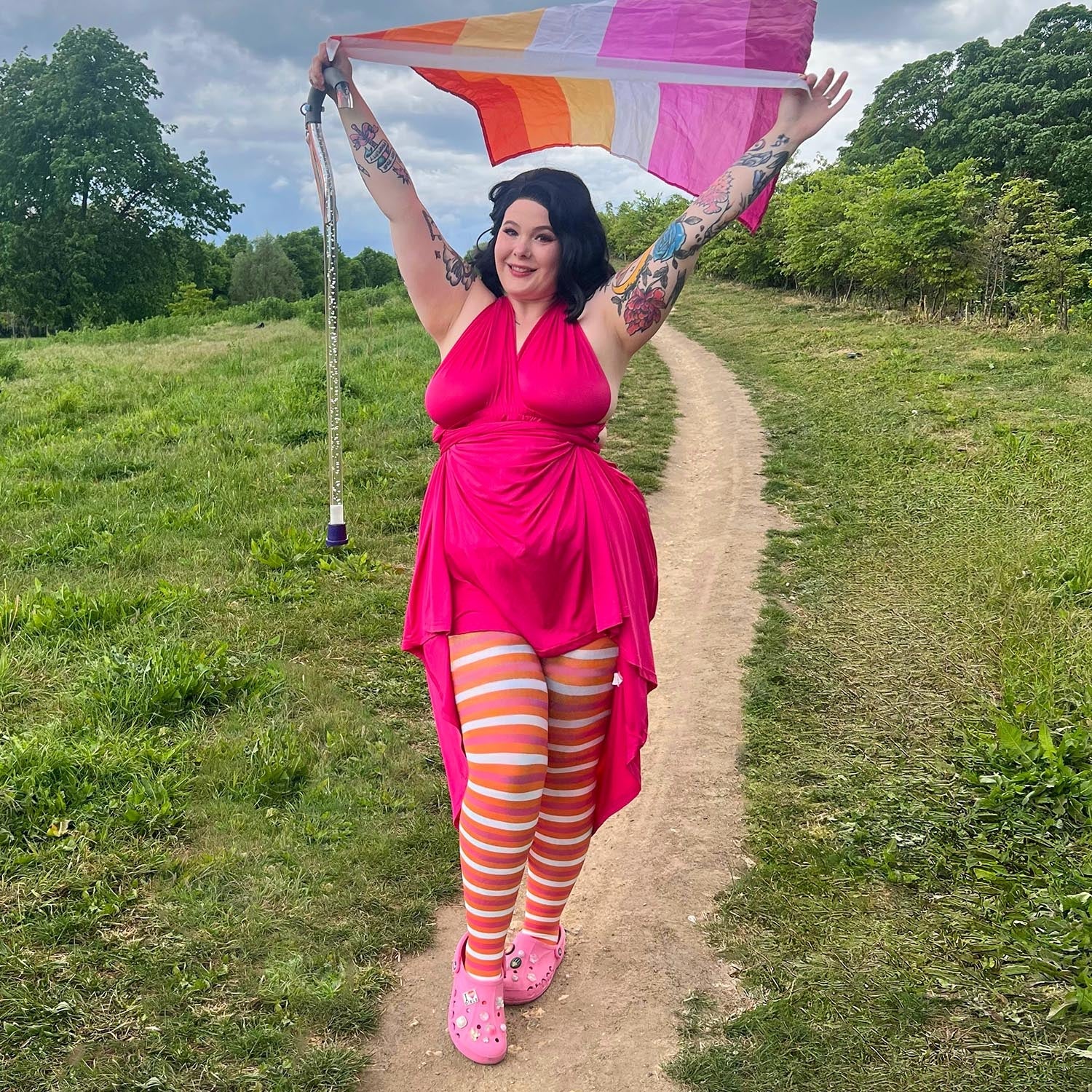 Pride Tights - Ruby - Image 9