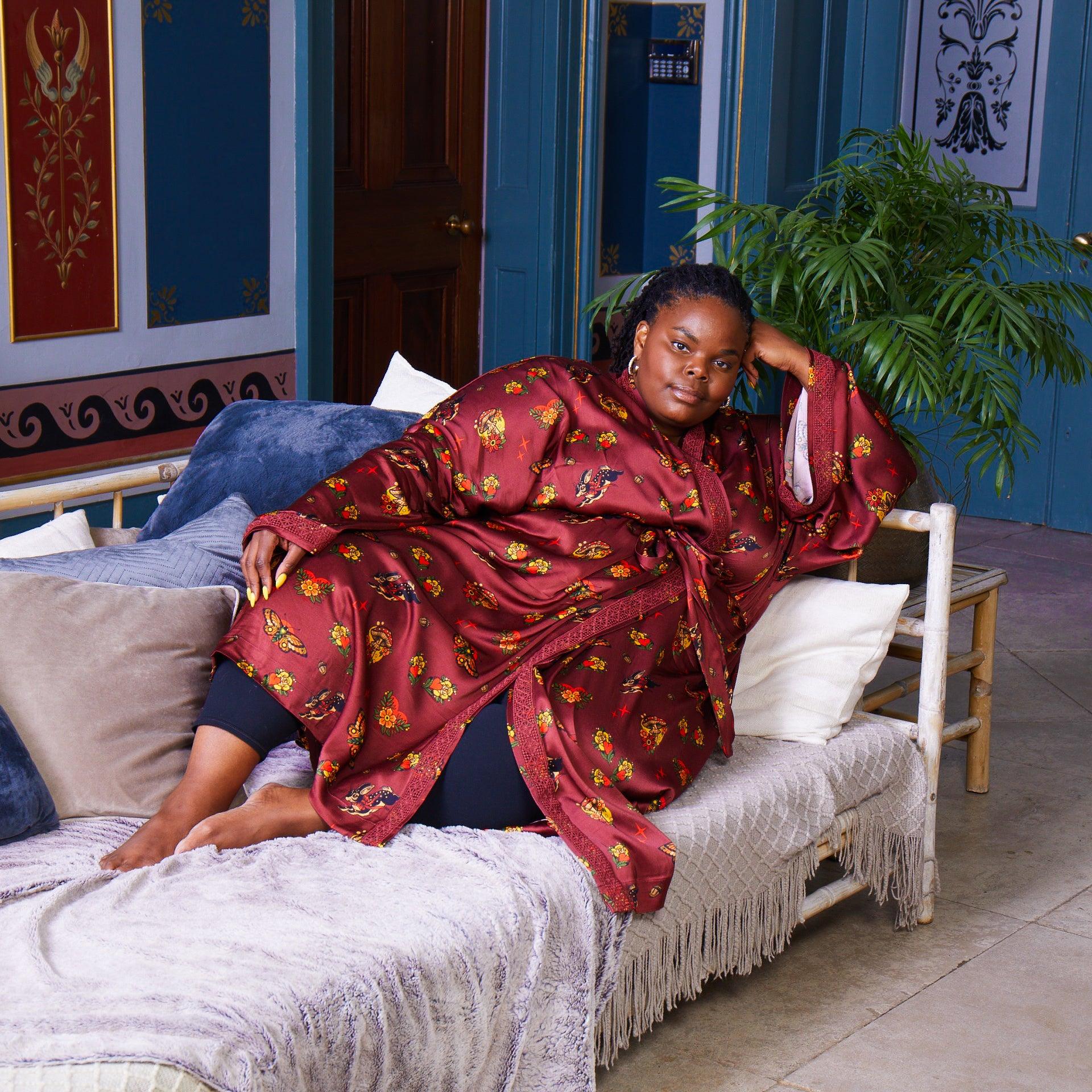 Satin Robe - Fortune - Image 5
