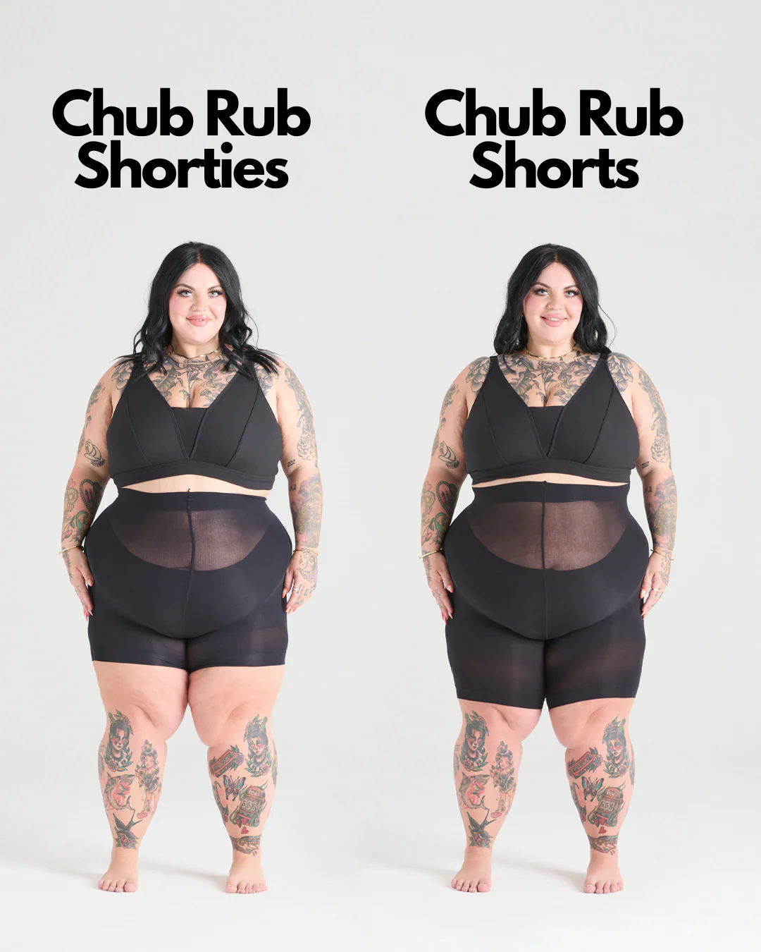 Stay Cool Chub Rub Shorts - Shorties - Black - Image 9