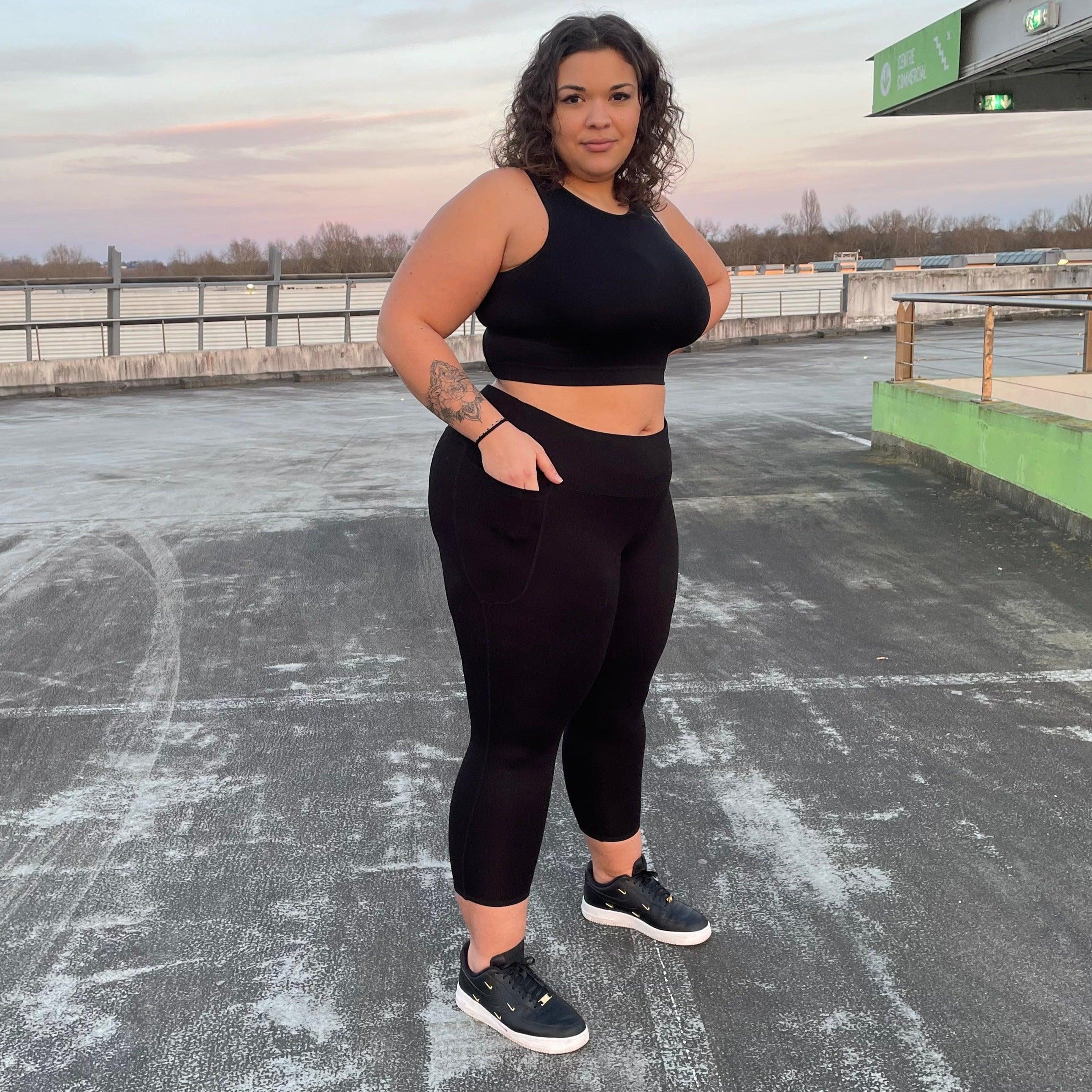 Squat Proof Short Leggings - Black - Image 10