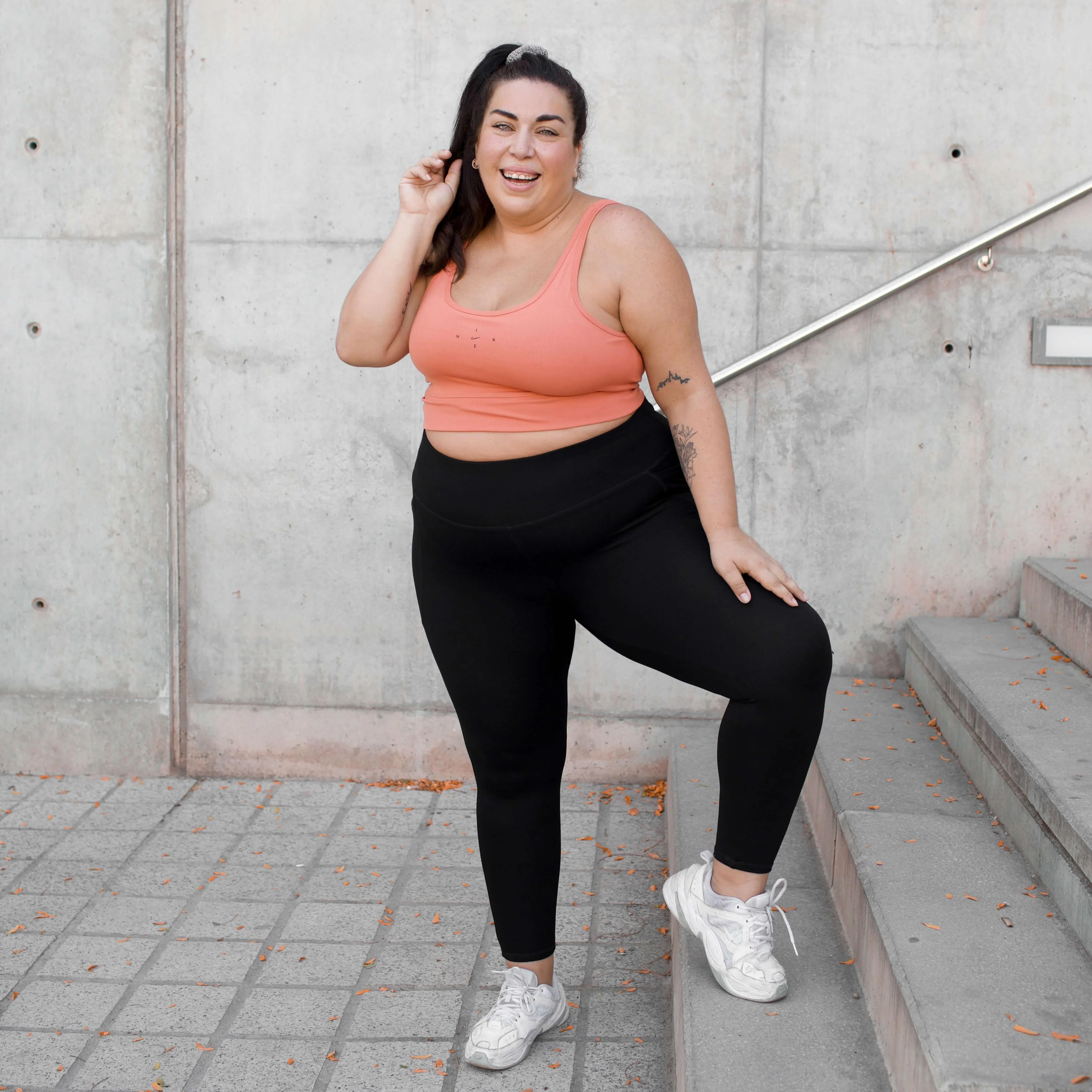 Squat Proof Short Leggings - Black - Image 11