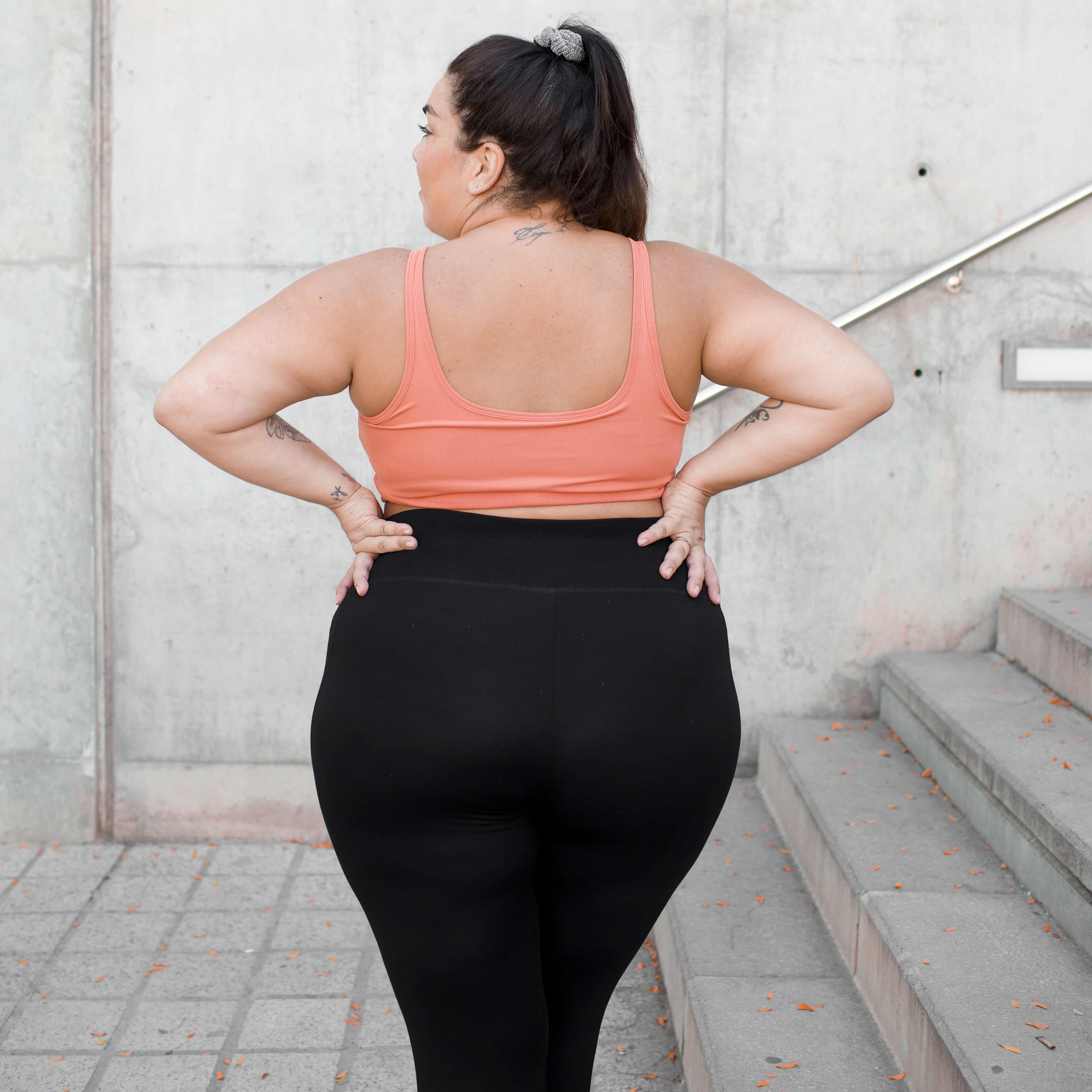 Squat Proof Short Leggings - Black - Image 13