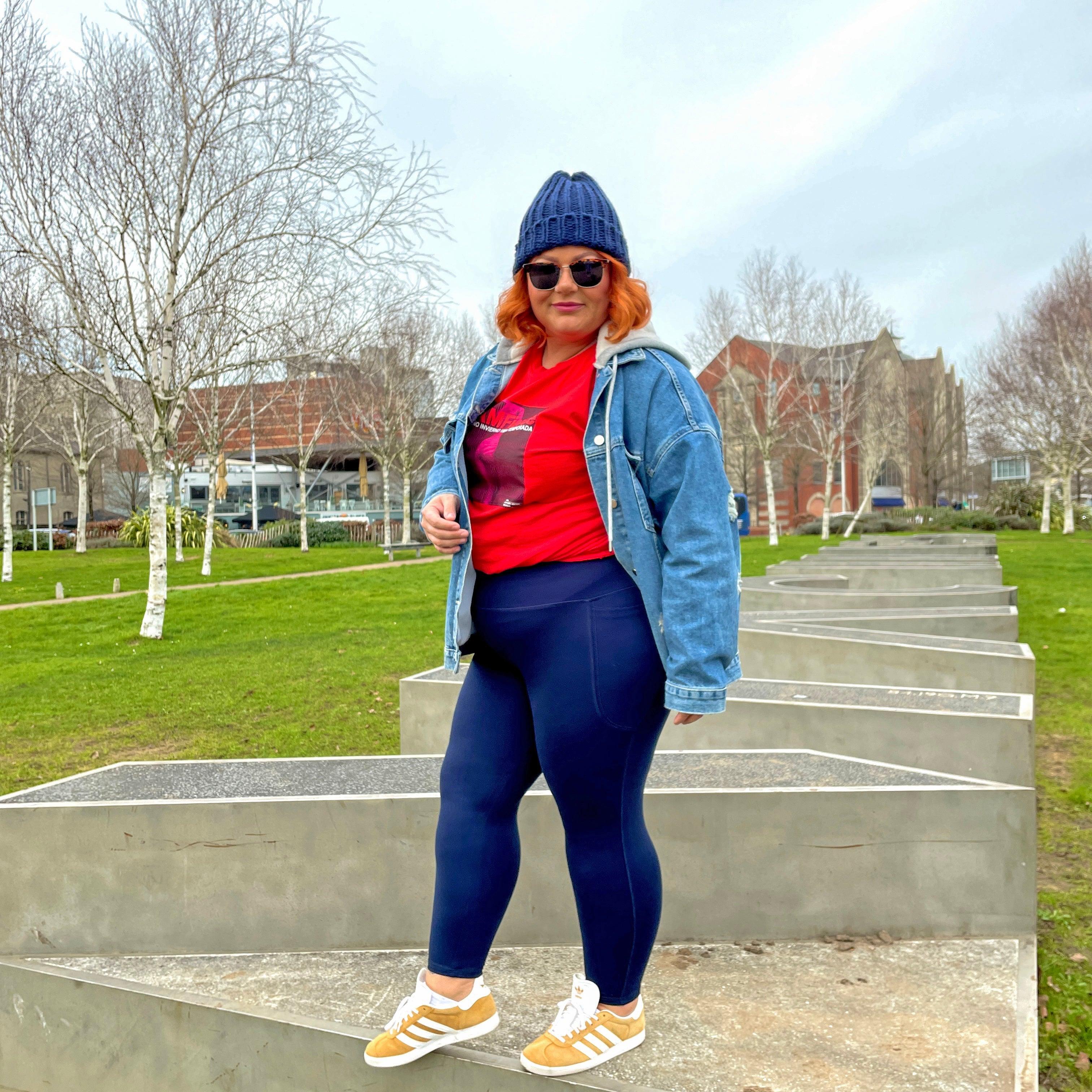 Squat Proof Short Leggings - Navy - Image 8
