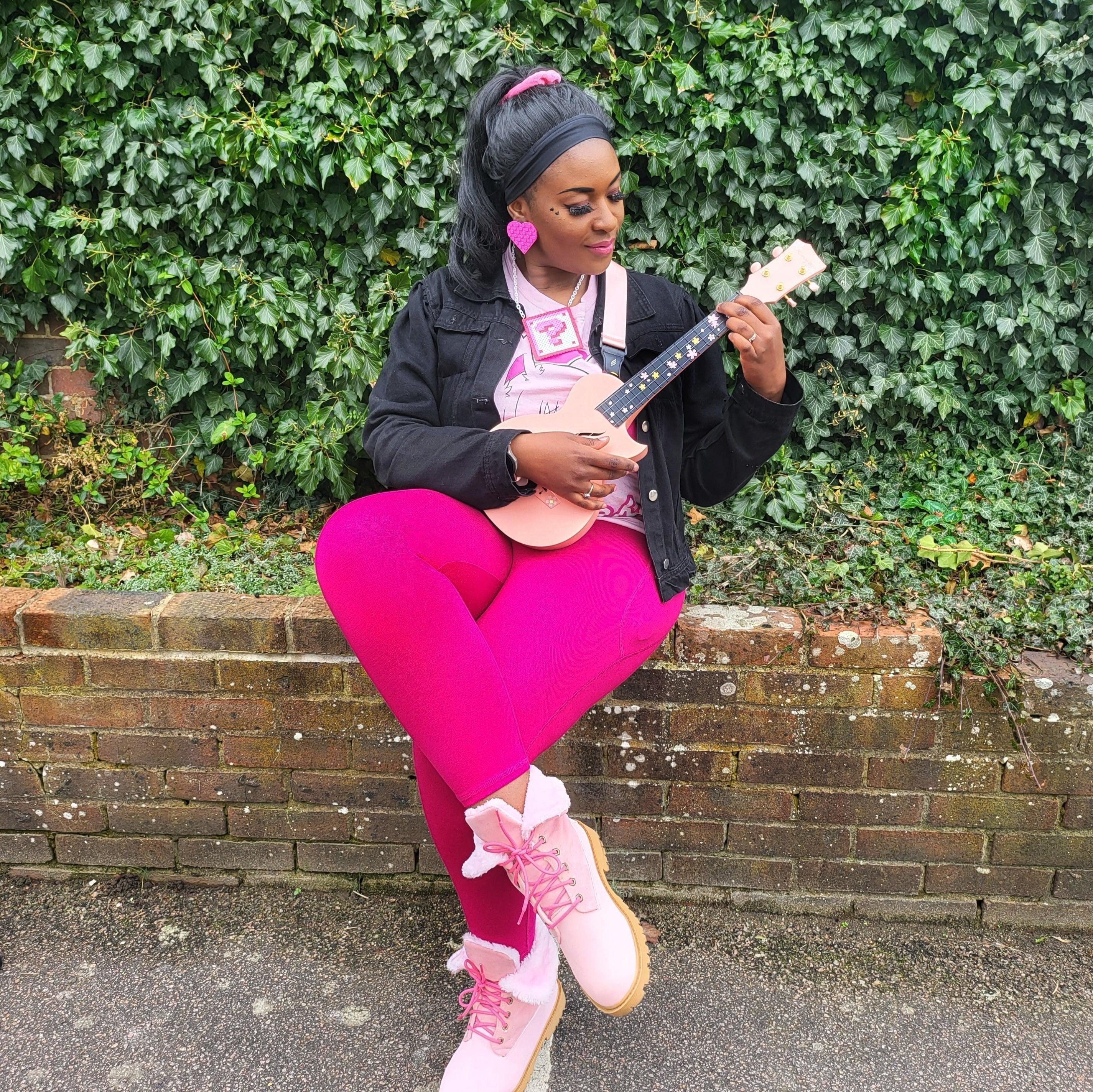 Squat Proof Short Leggings - Raspberry Pie - Image 14
