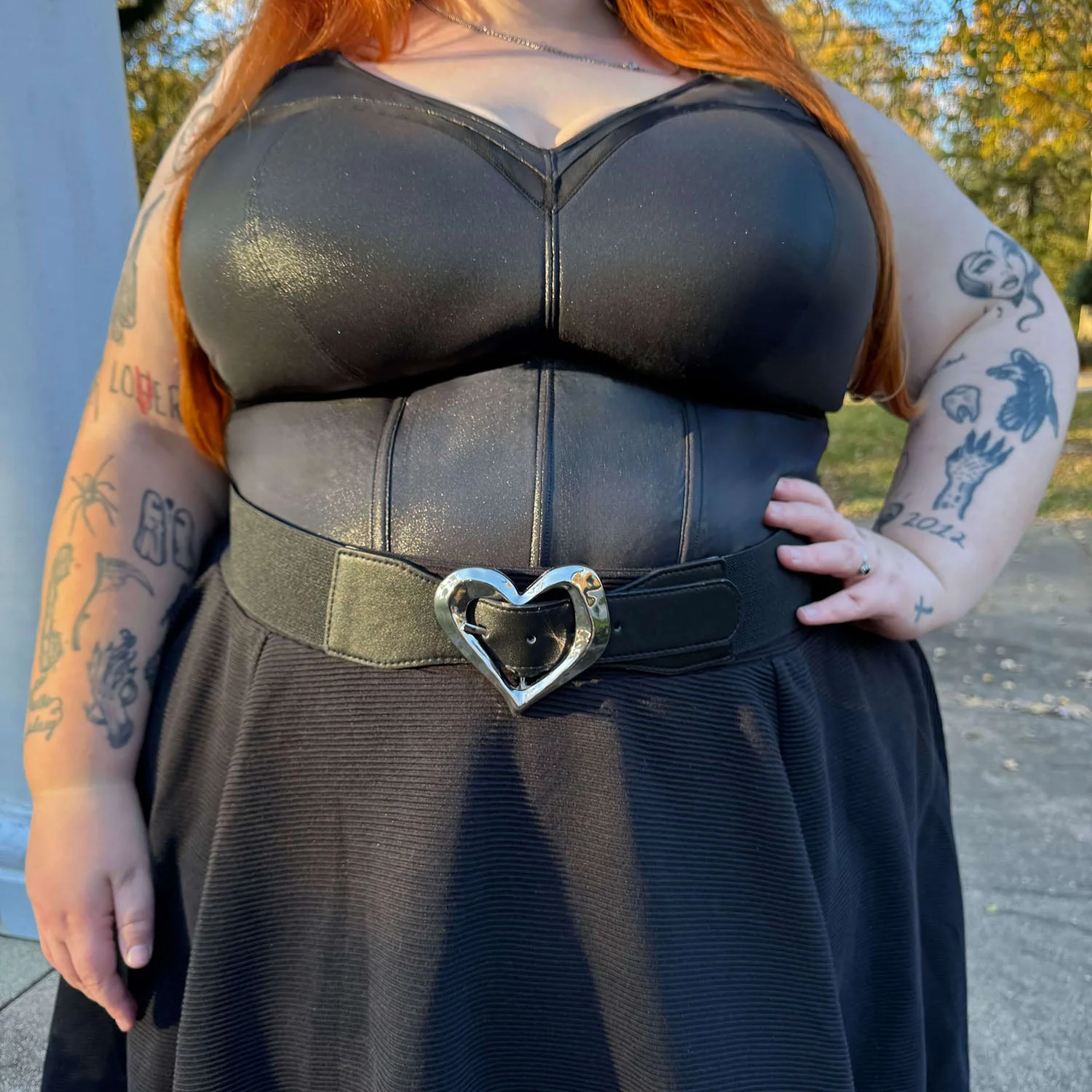 Siren Faux Leather Bustier - Image 14