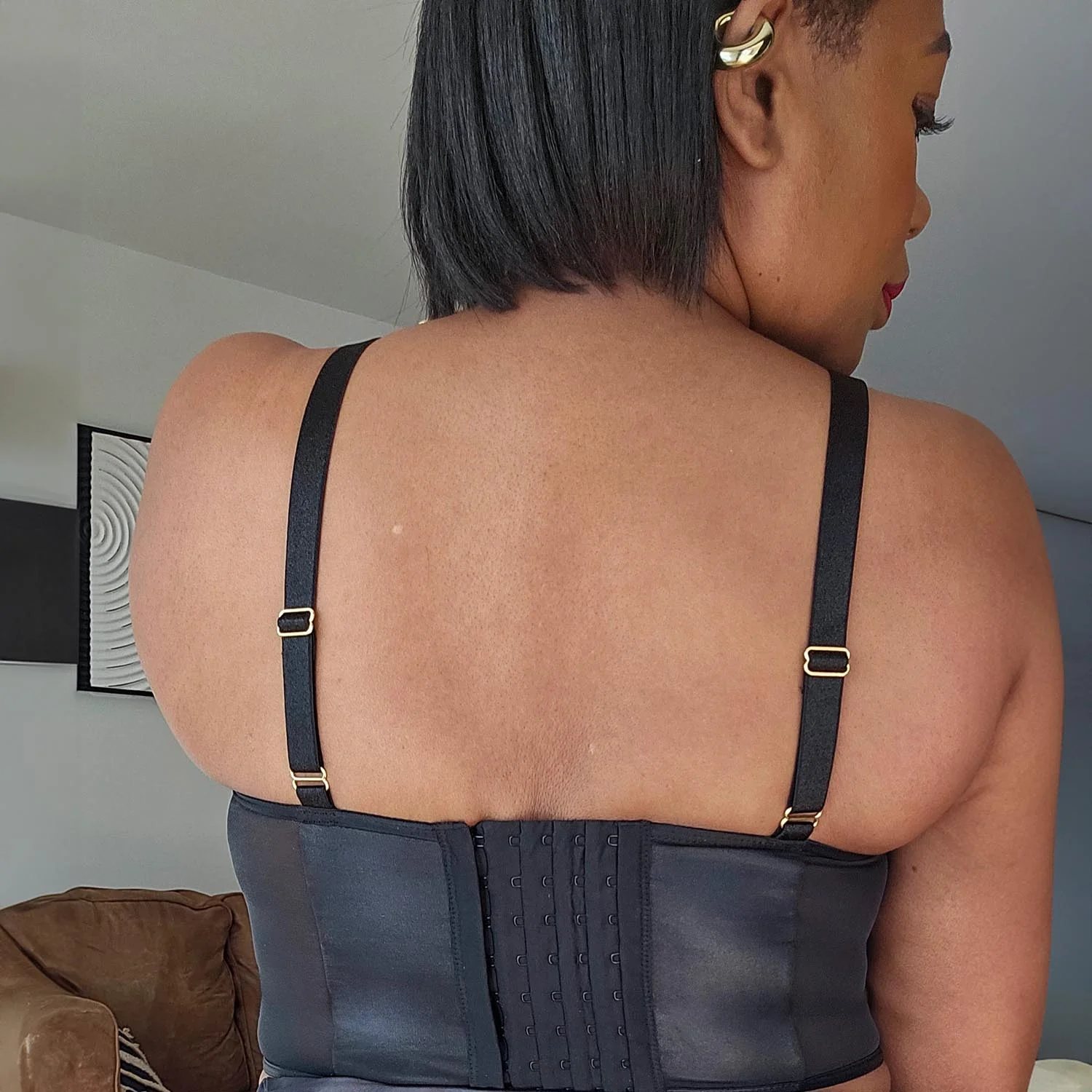 Siren Faux Leather Bustier - Image 5