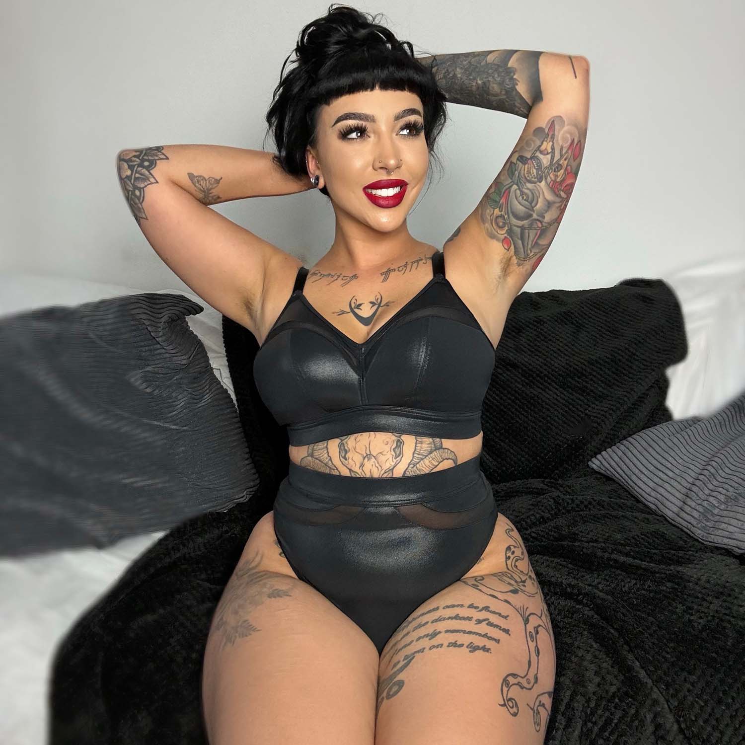 Siren Faux Leather Full Panties - Image 15