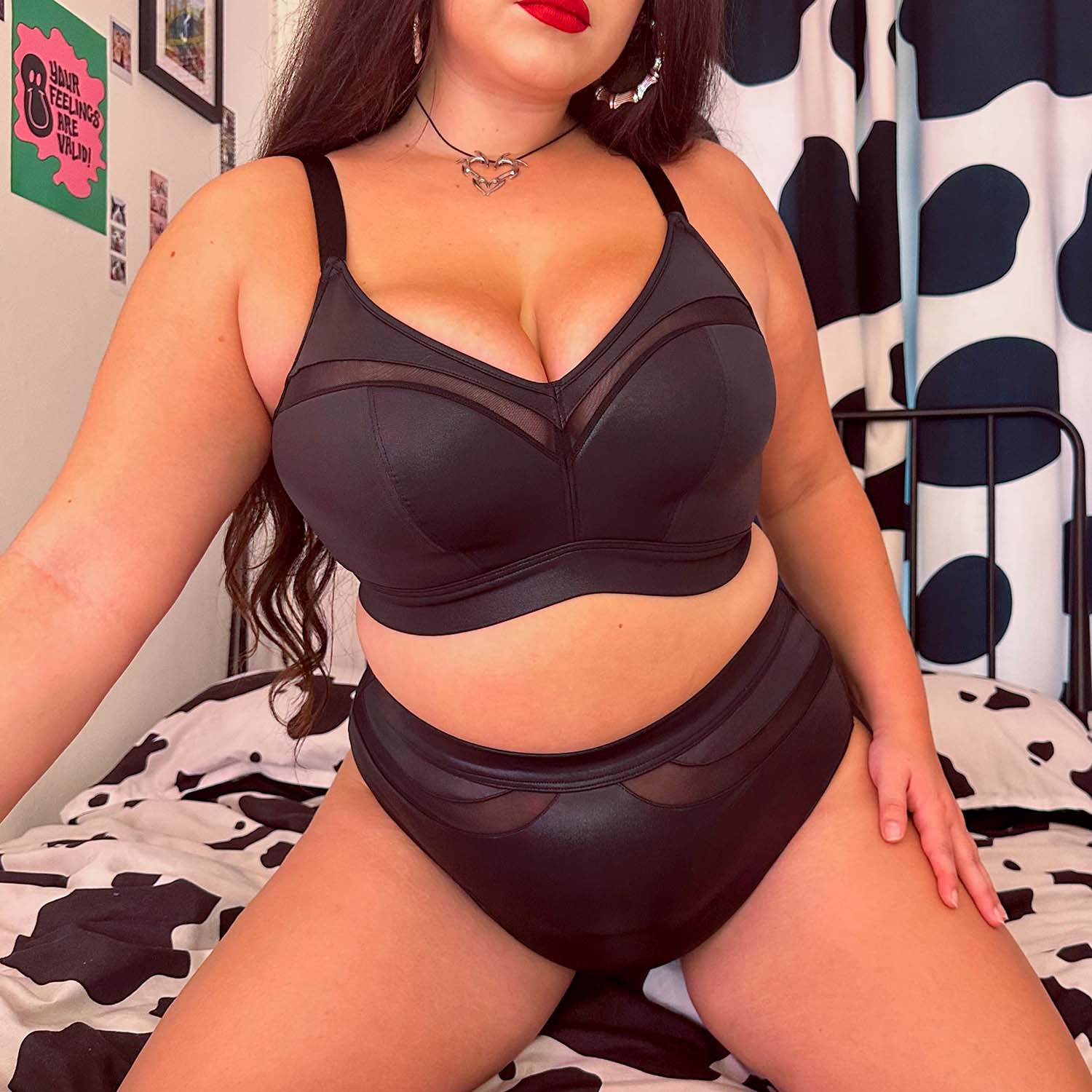 Siren Faux Leather Full Panties - Image 17