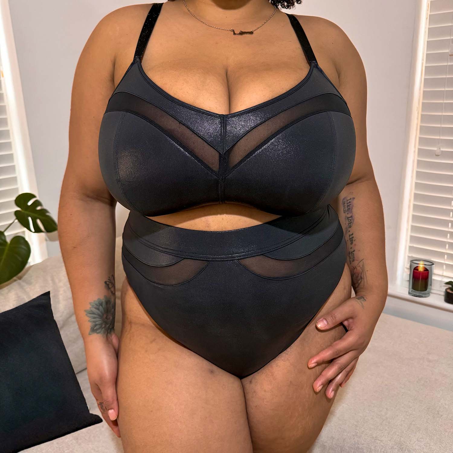 Siren Faux Leather Full Panties - Image 5