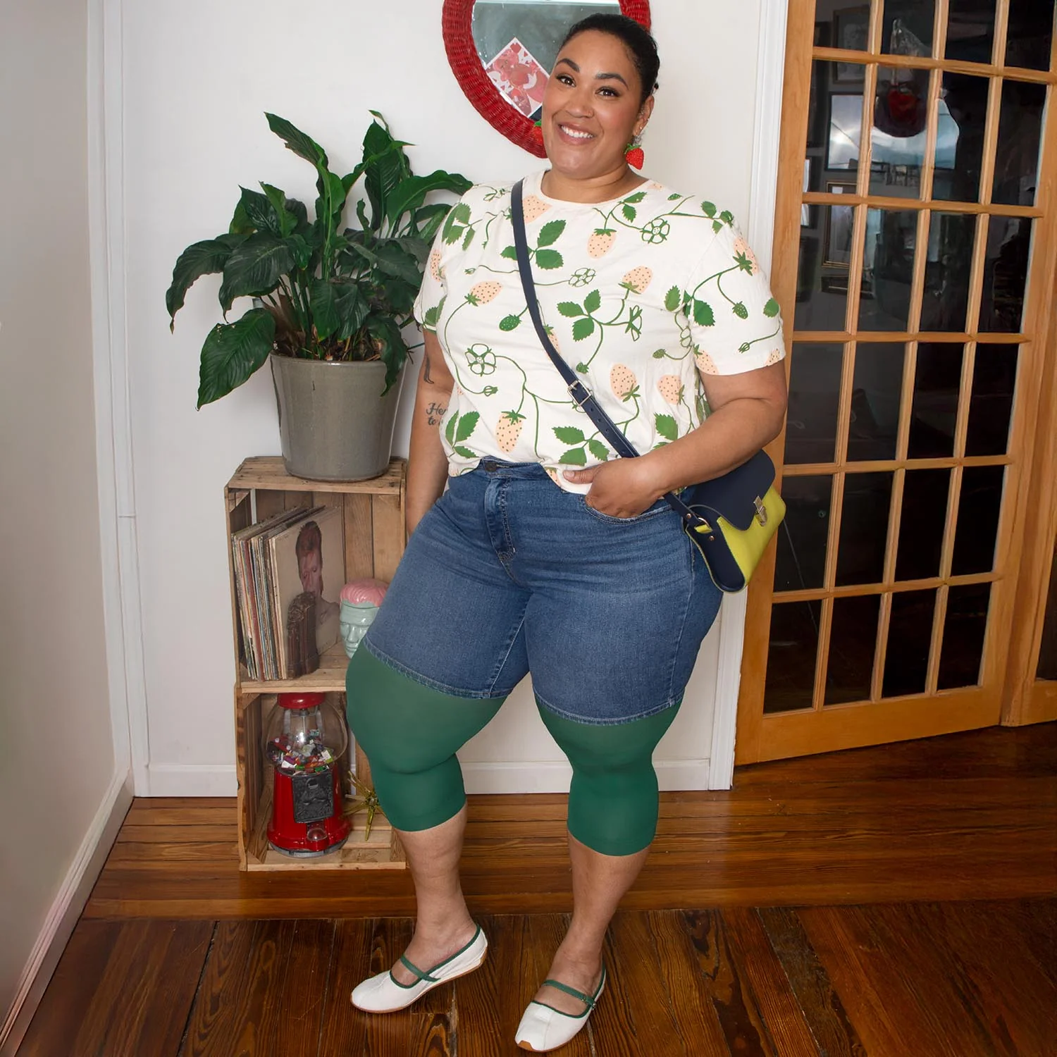 Stay Cool Capri Tights - Foliage - Image 11