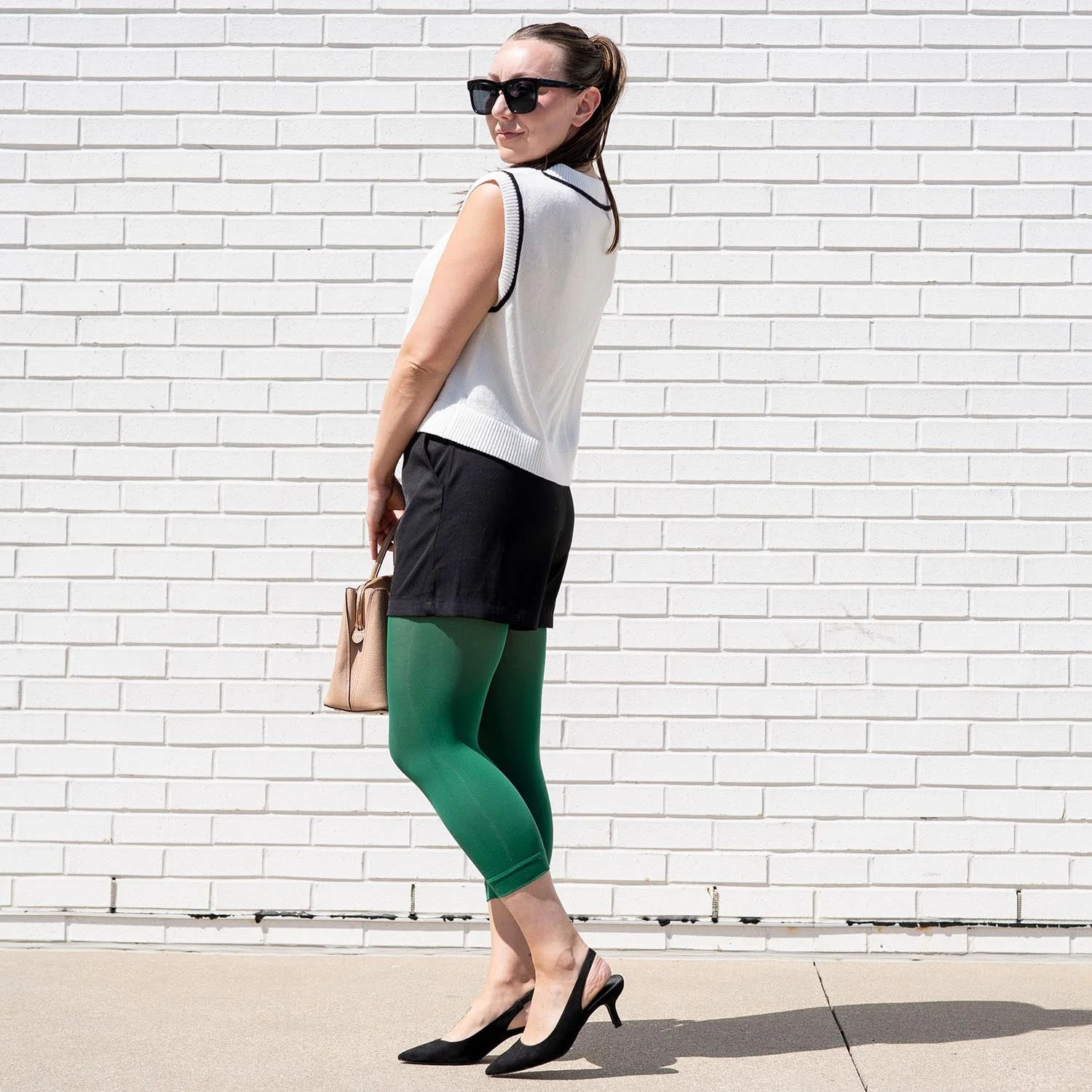 Stay Cool Capri Tights - Foliage - Image 7