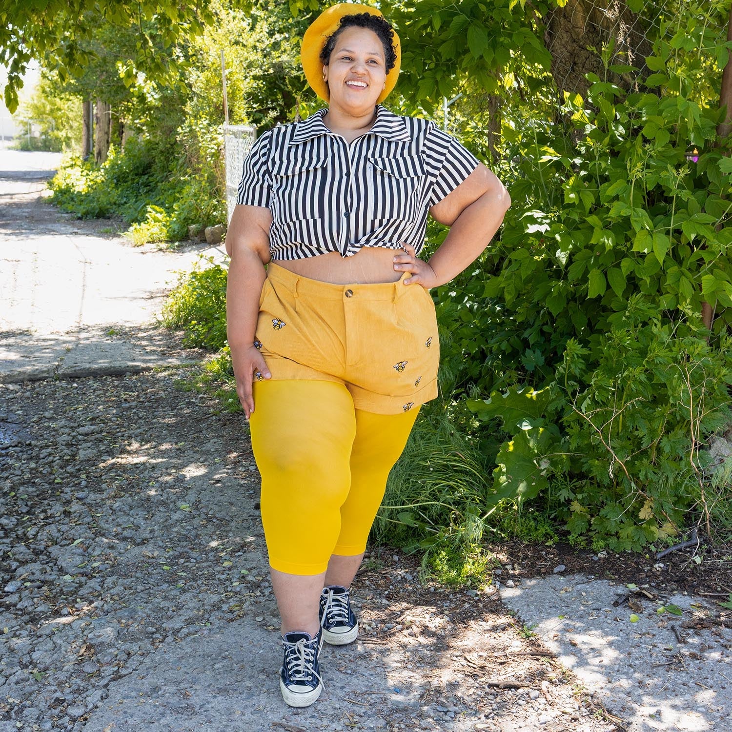 Stay Cool Capri Tights - Lemon - Image 7