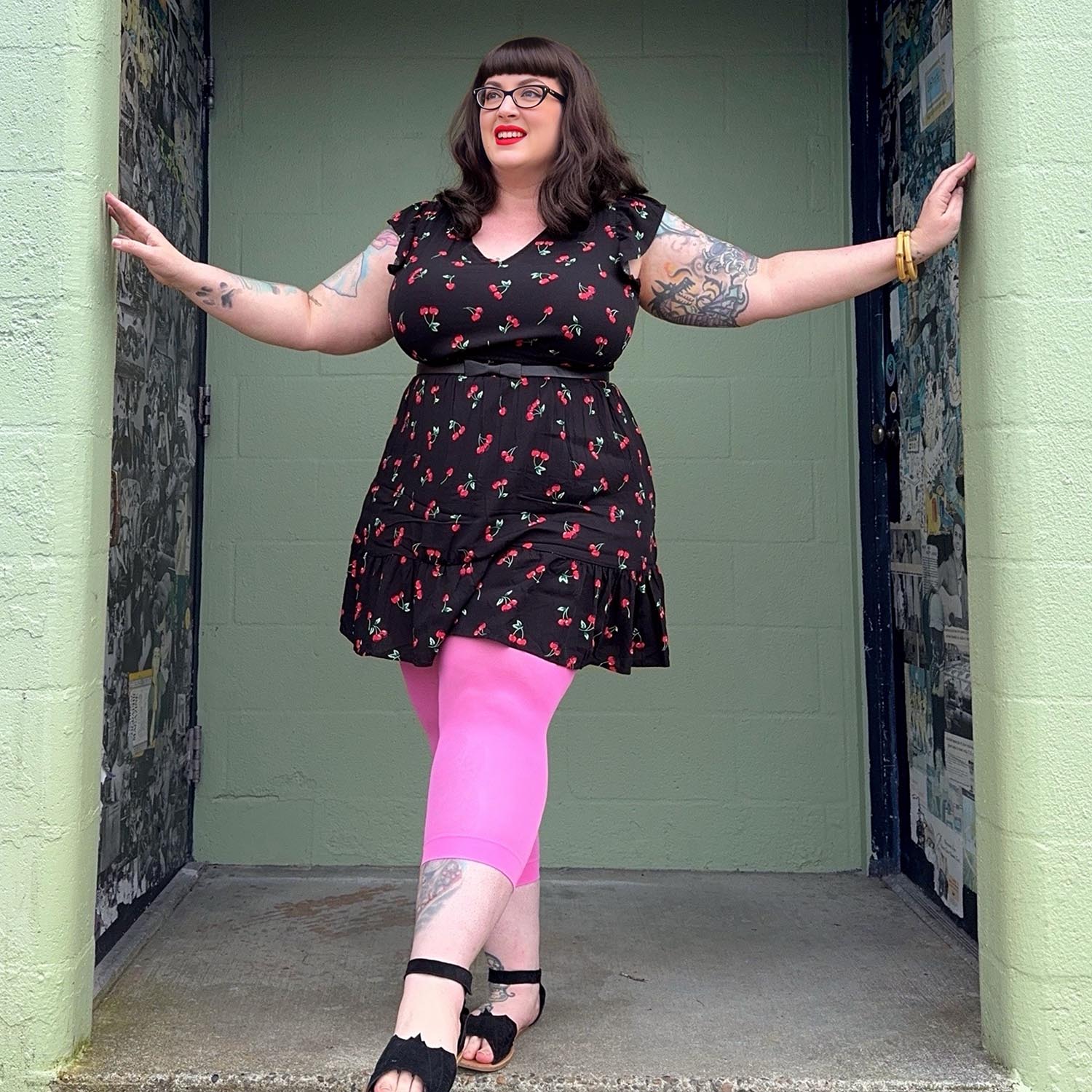 Stay Cool Capri Tights - Pink Lady - Image 13