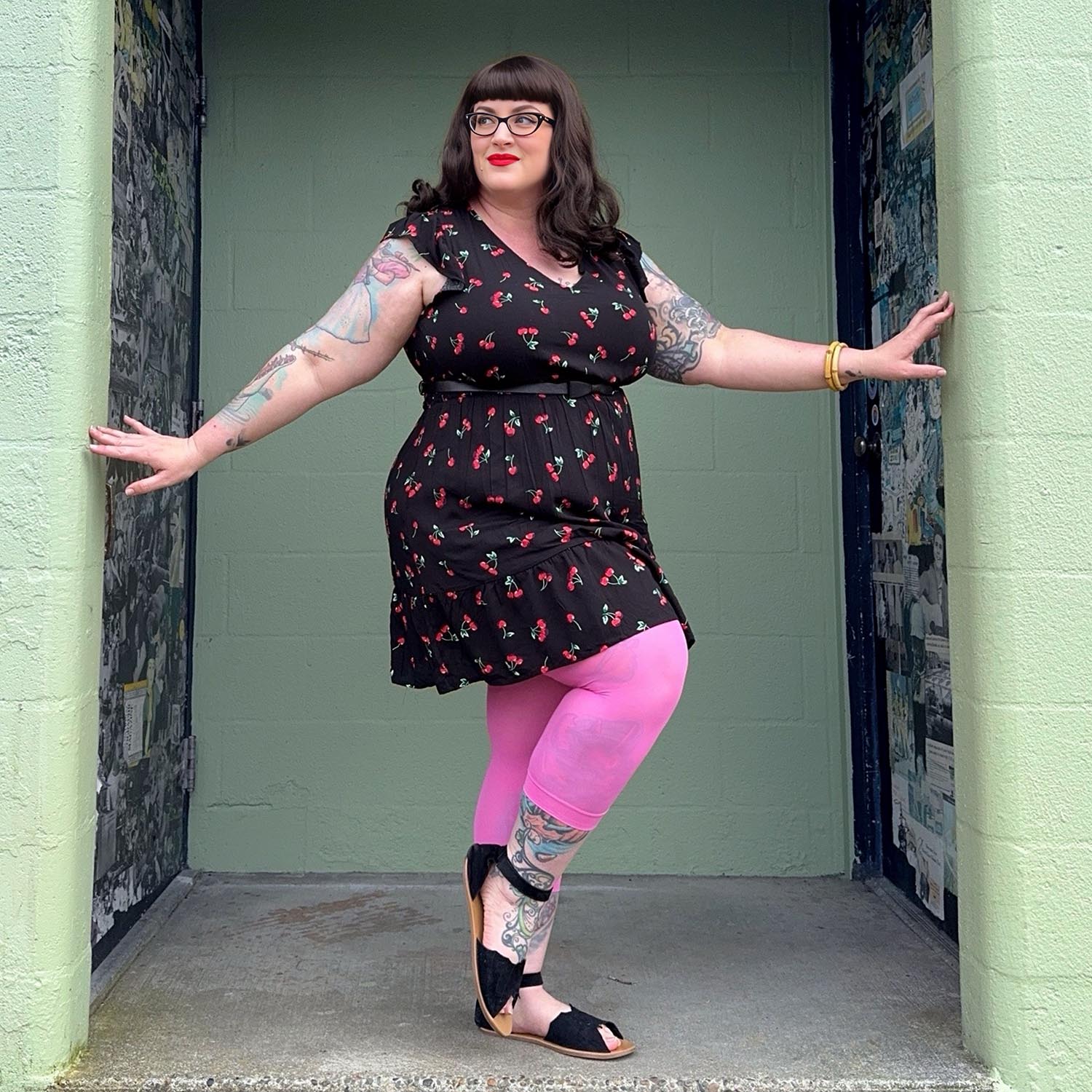 Stay Cool Capri Tights - Pink Lady - Image 19