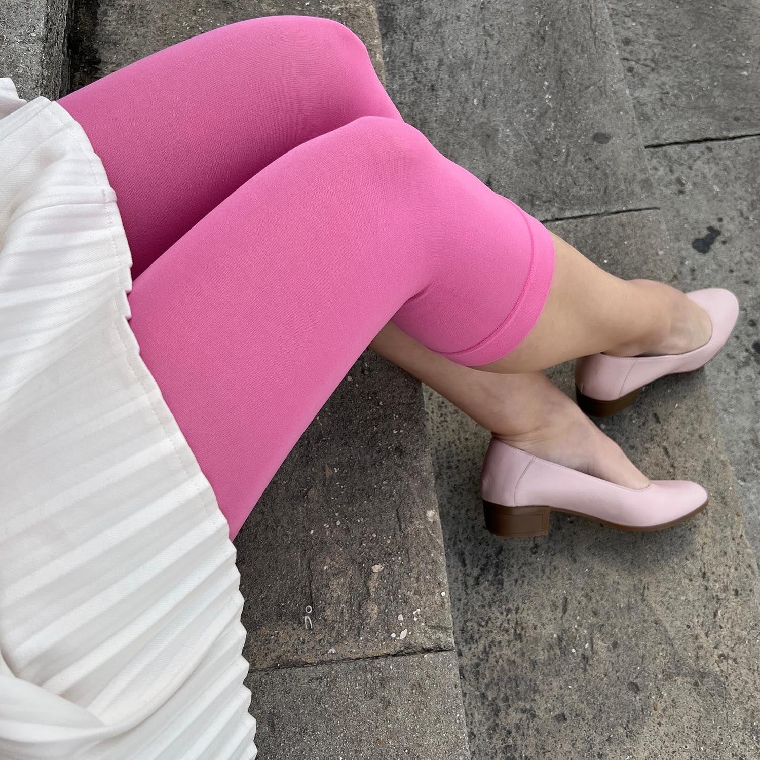 Stay Cool Capri Tights - Pink Lady - Image 4