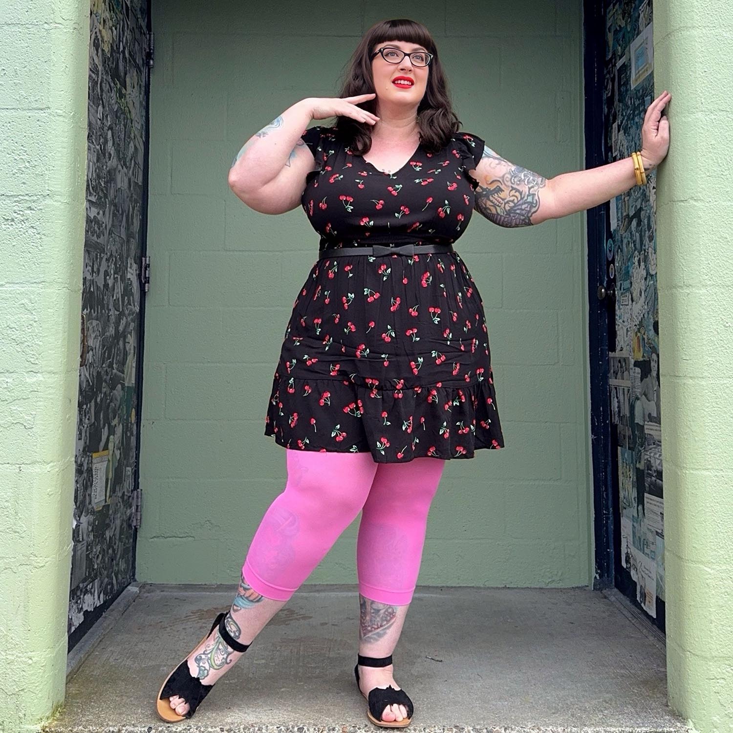 Stay Cool Capri Tights - Pink Lady - Image 7