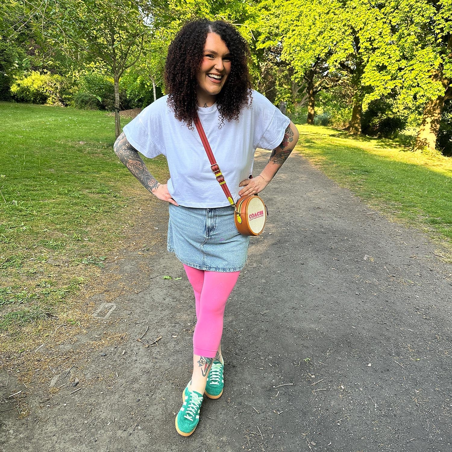 Stay Cool Capri Tights - Pink Lady - Image 9