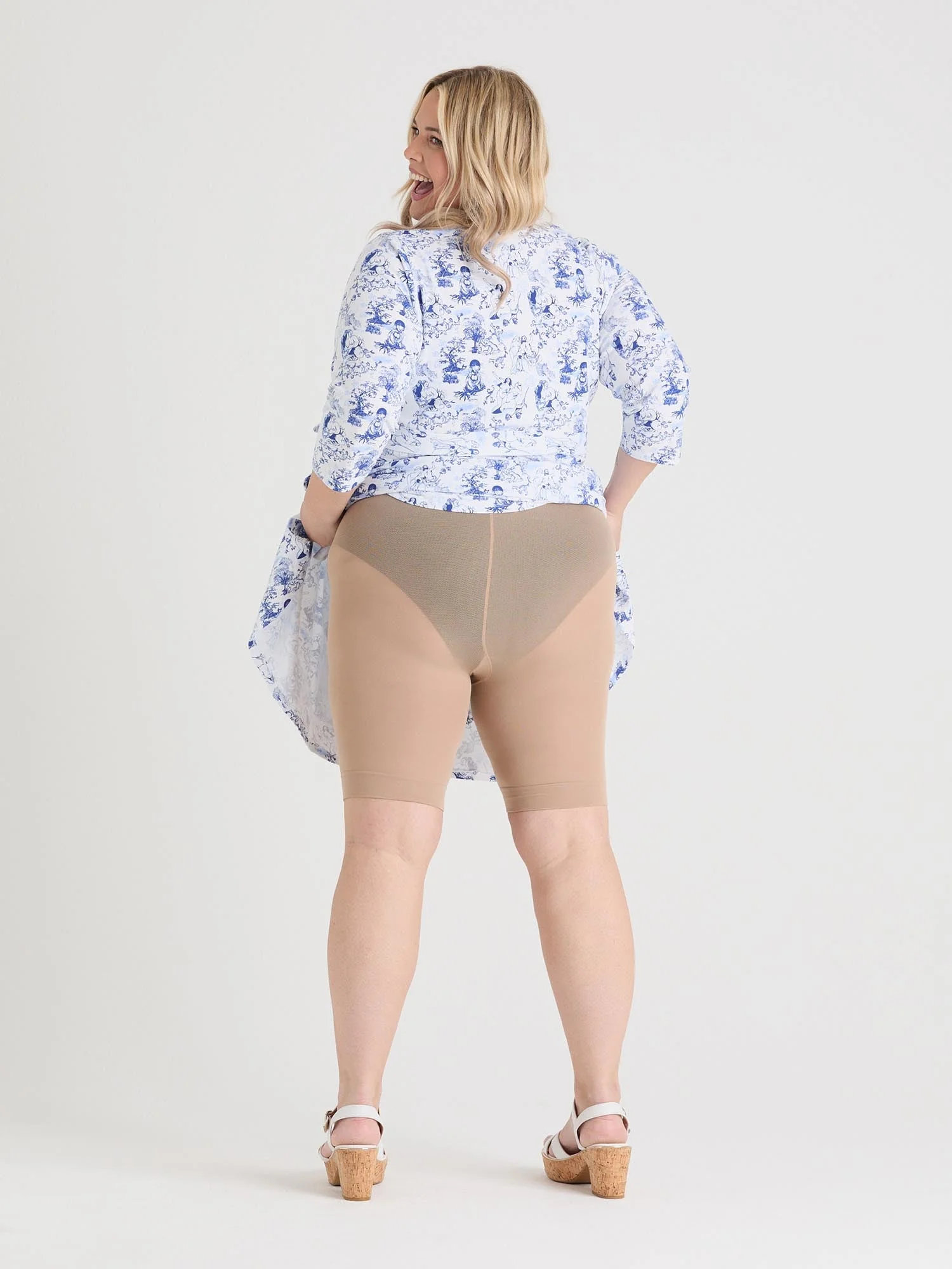 Stay Cool Chub Rub Shorts - Builders Tea - Image 11