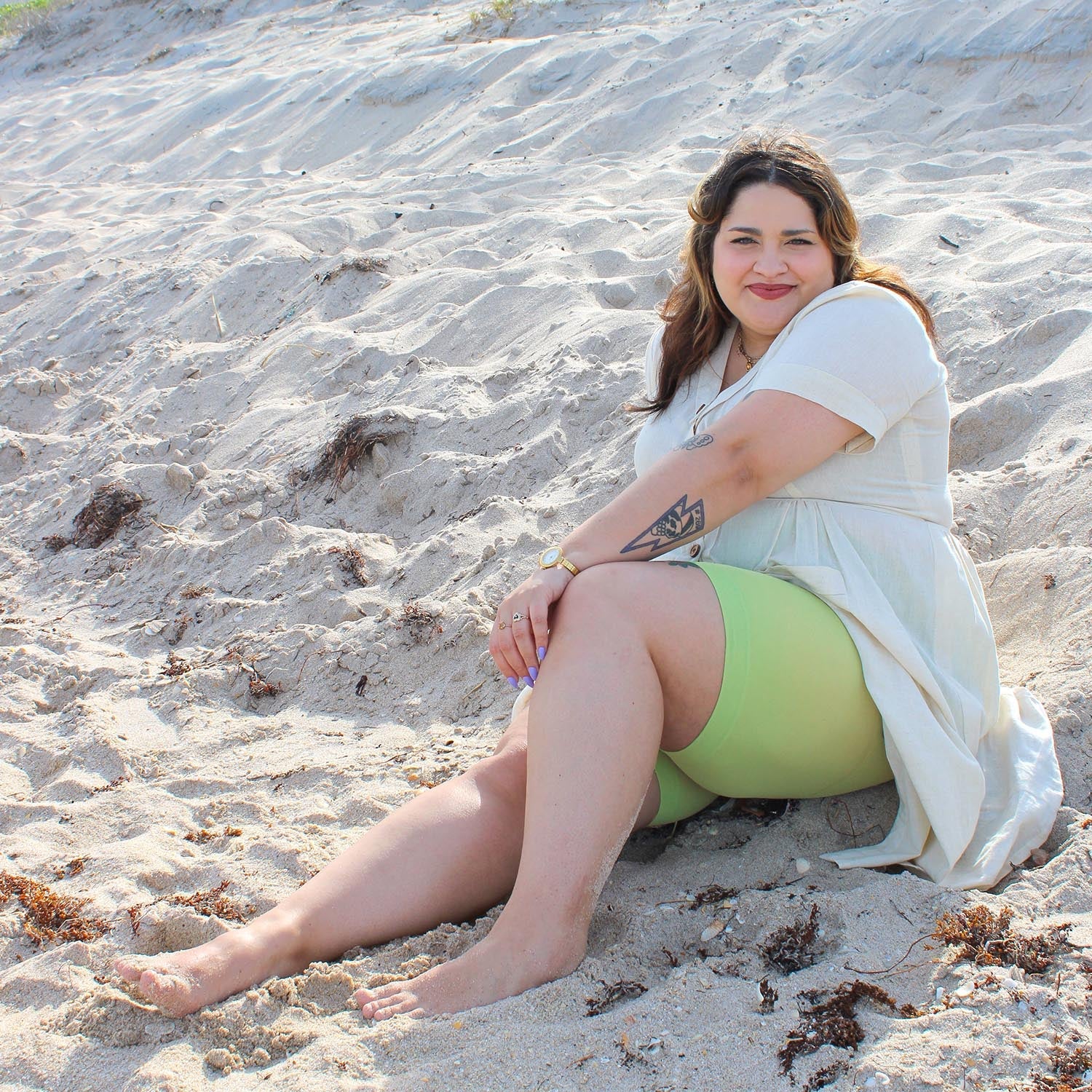Stay Cool Chub Rub Shorts - Matcha - Image 11
