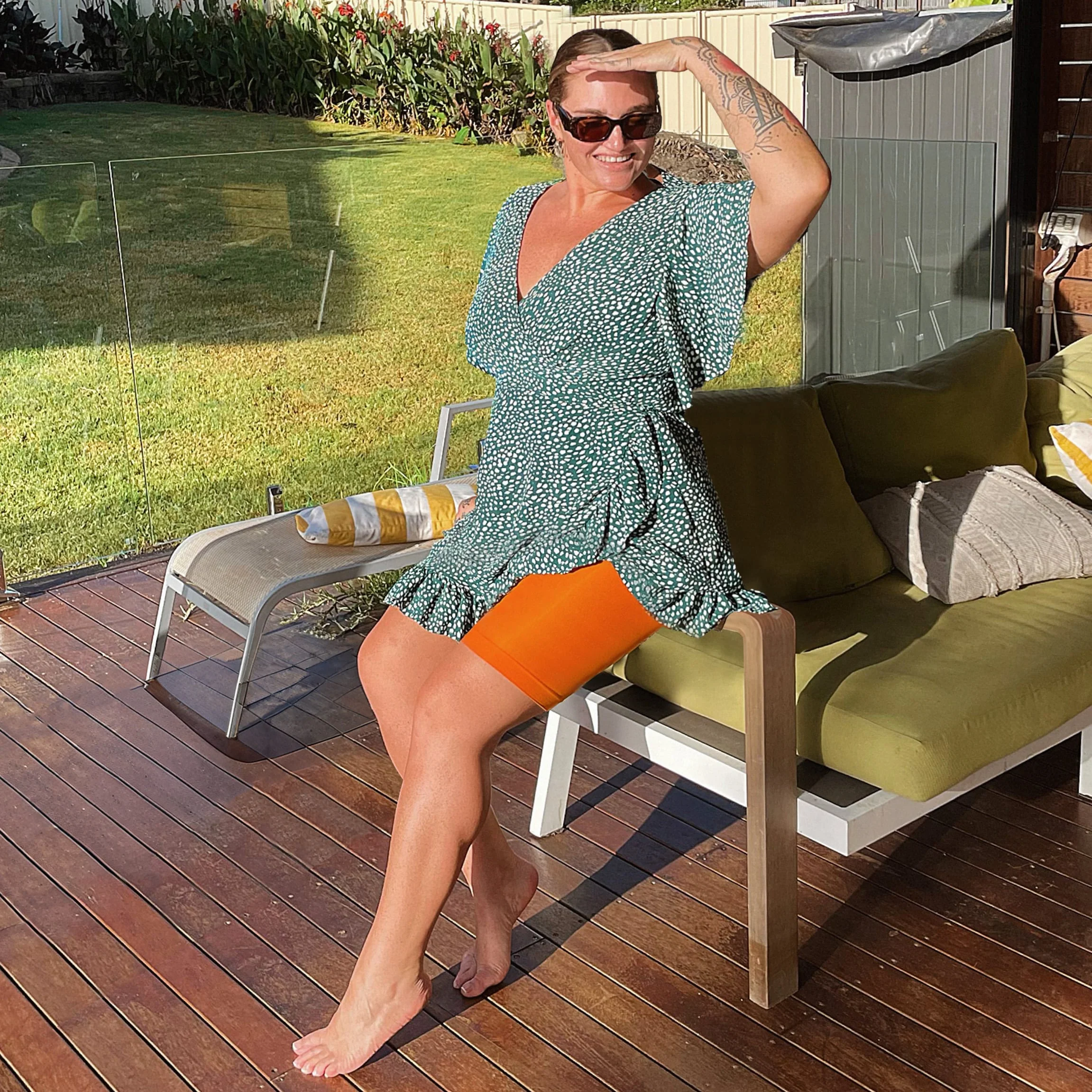 Stay Cool Chub Rub Shorts - Papaya - Image 8