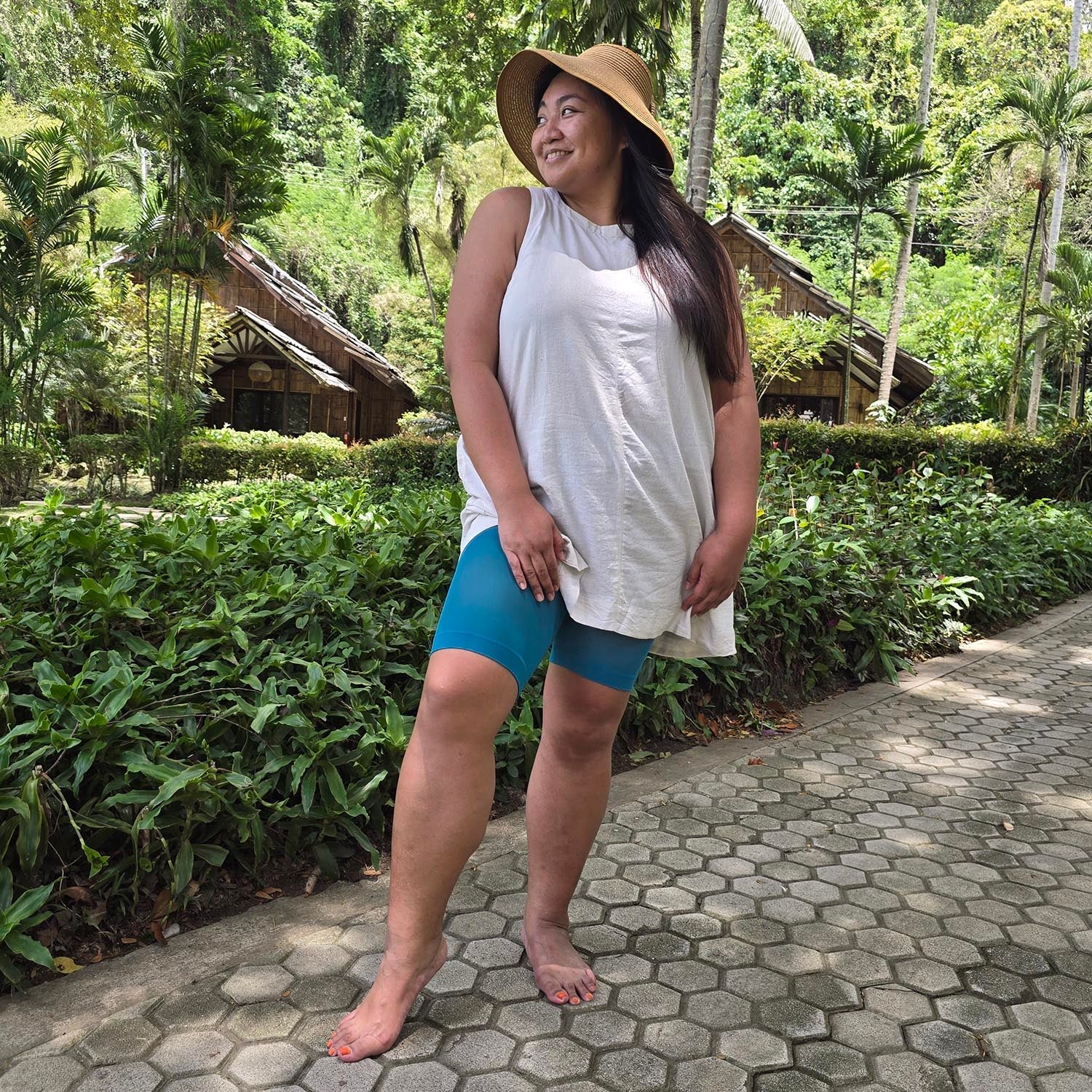 Stay Cool Chub Rub Shorts - Petrol Blue - Image 13