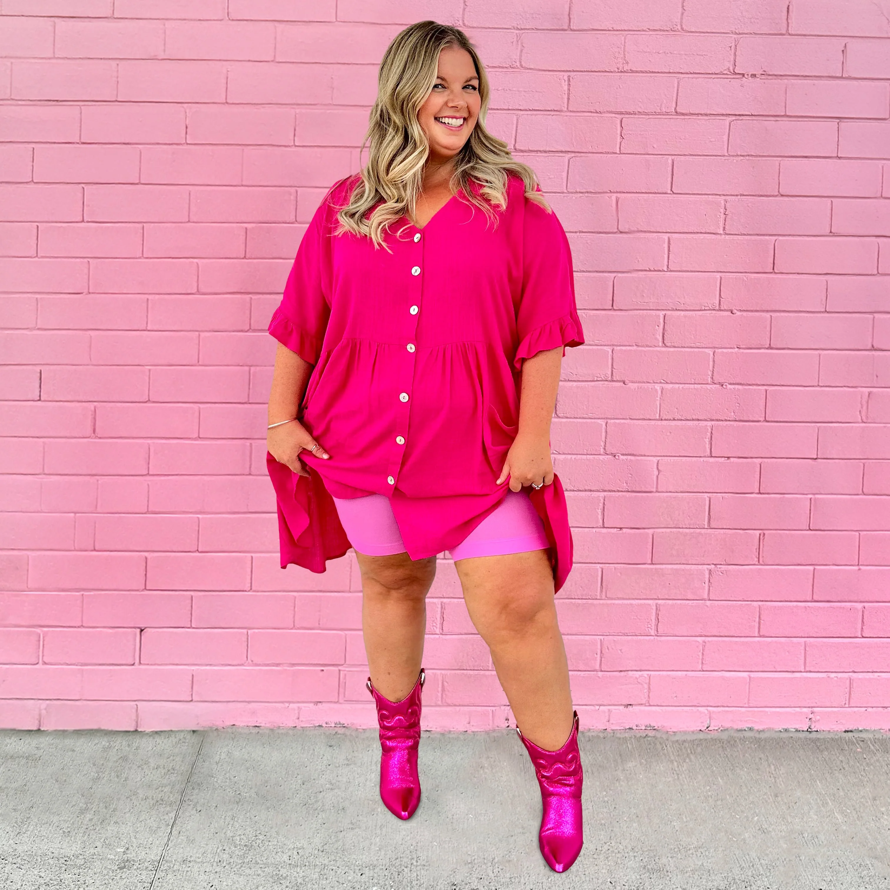 Stay Cool Chub Rub Shorts - Pink Lady - Image 13