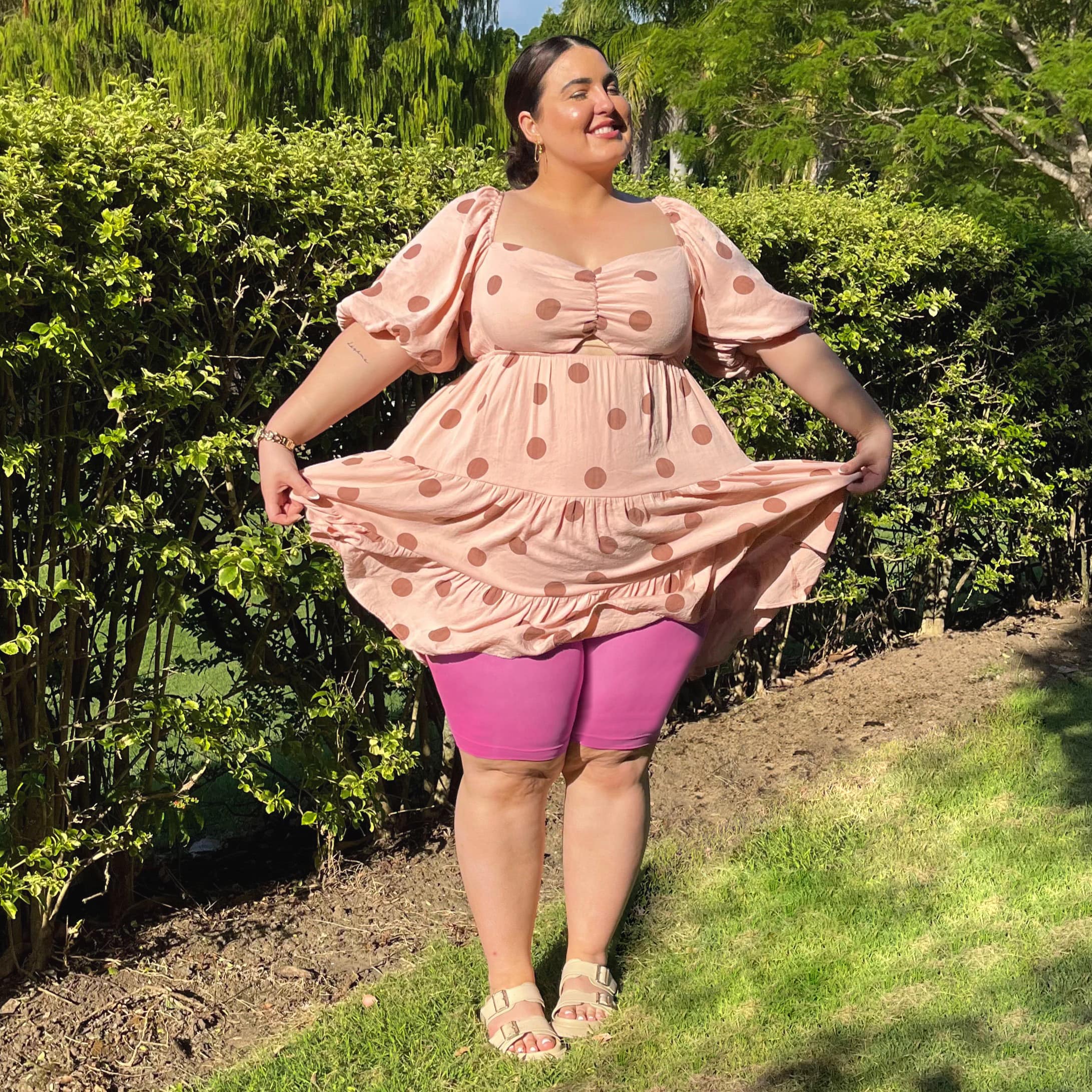 Stay Cool Chub Rub Shorts - Pink Lady - Image 5