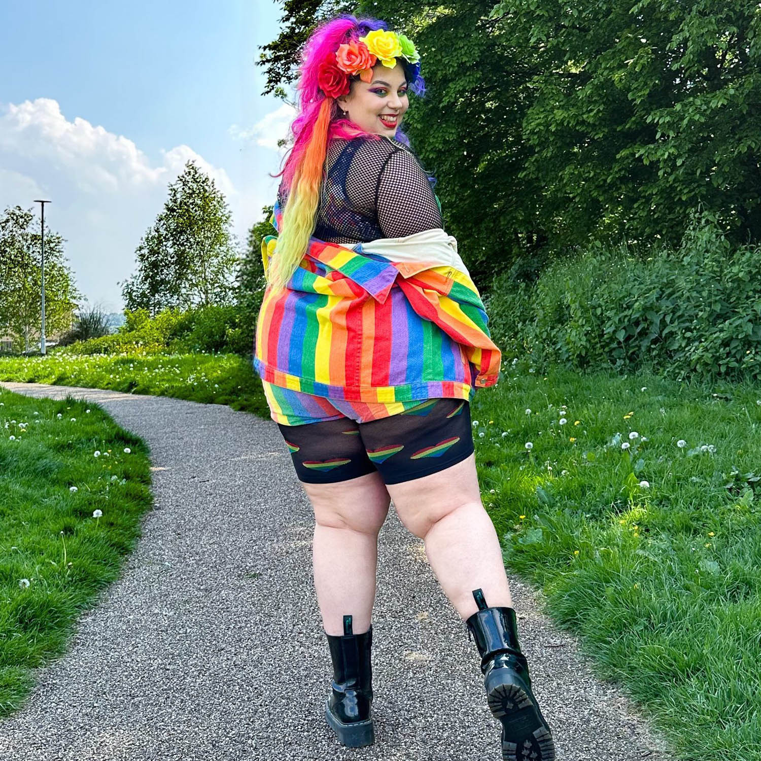 Stay Cool Chub Rub Shorts - Pride Love Is Love - Image 11