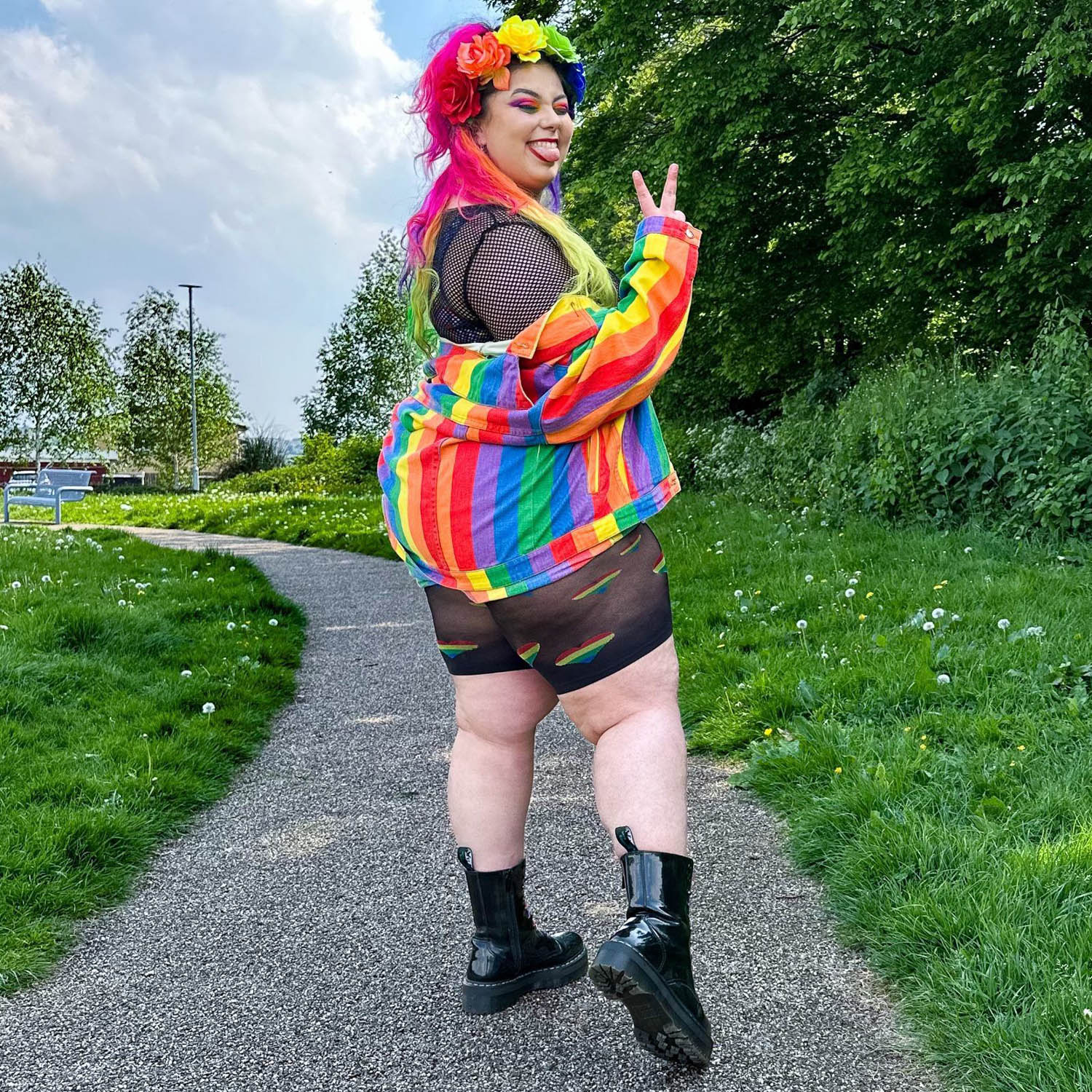 Stay Cool Chub Rub Shorts - Pride Love Is Love - Image 4
